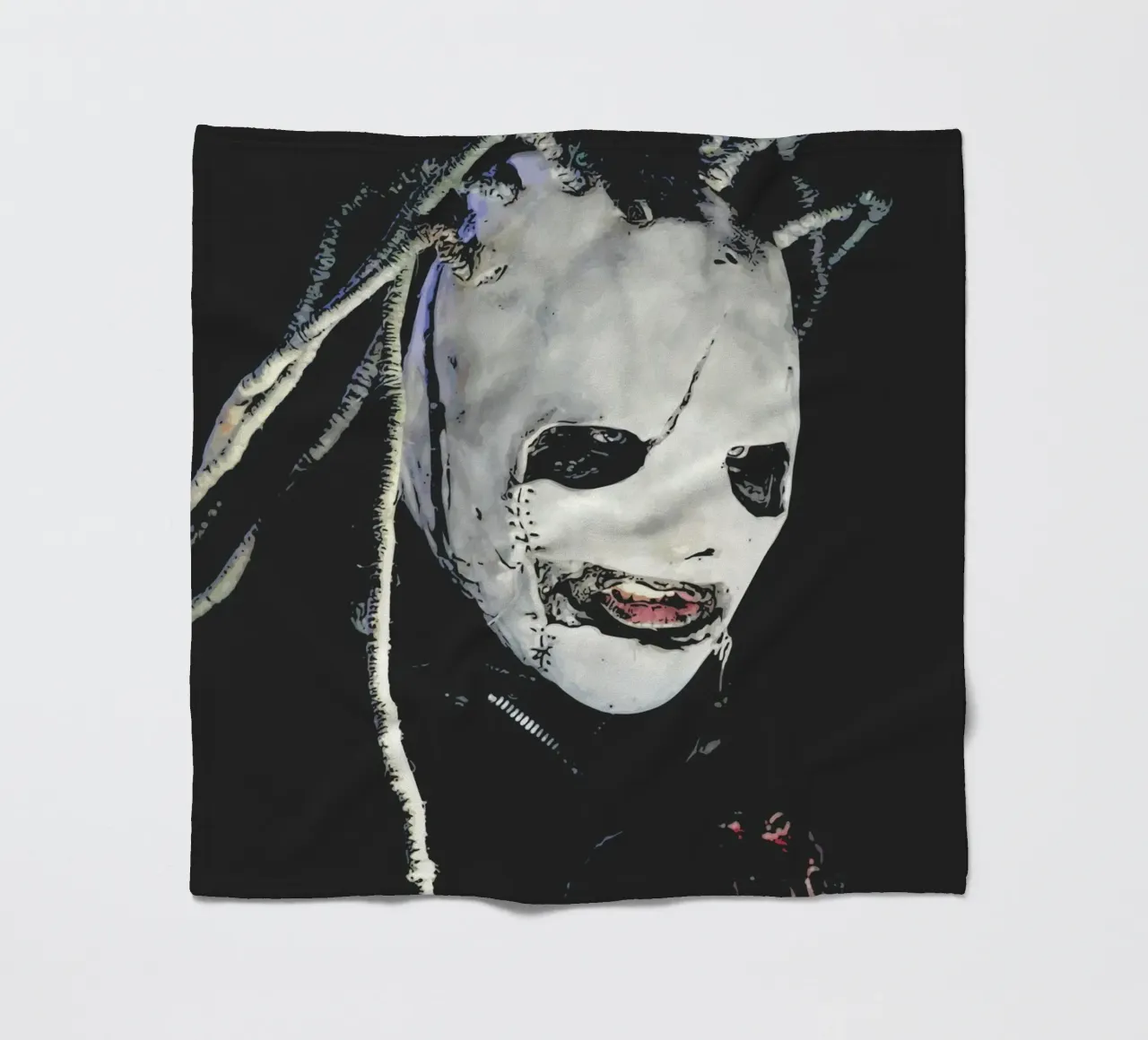 Maschera di Corey Taylor coperta in pile da Ad Nna Rock