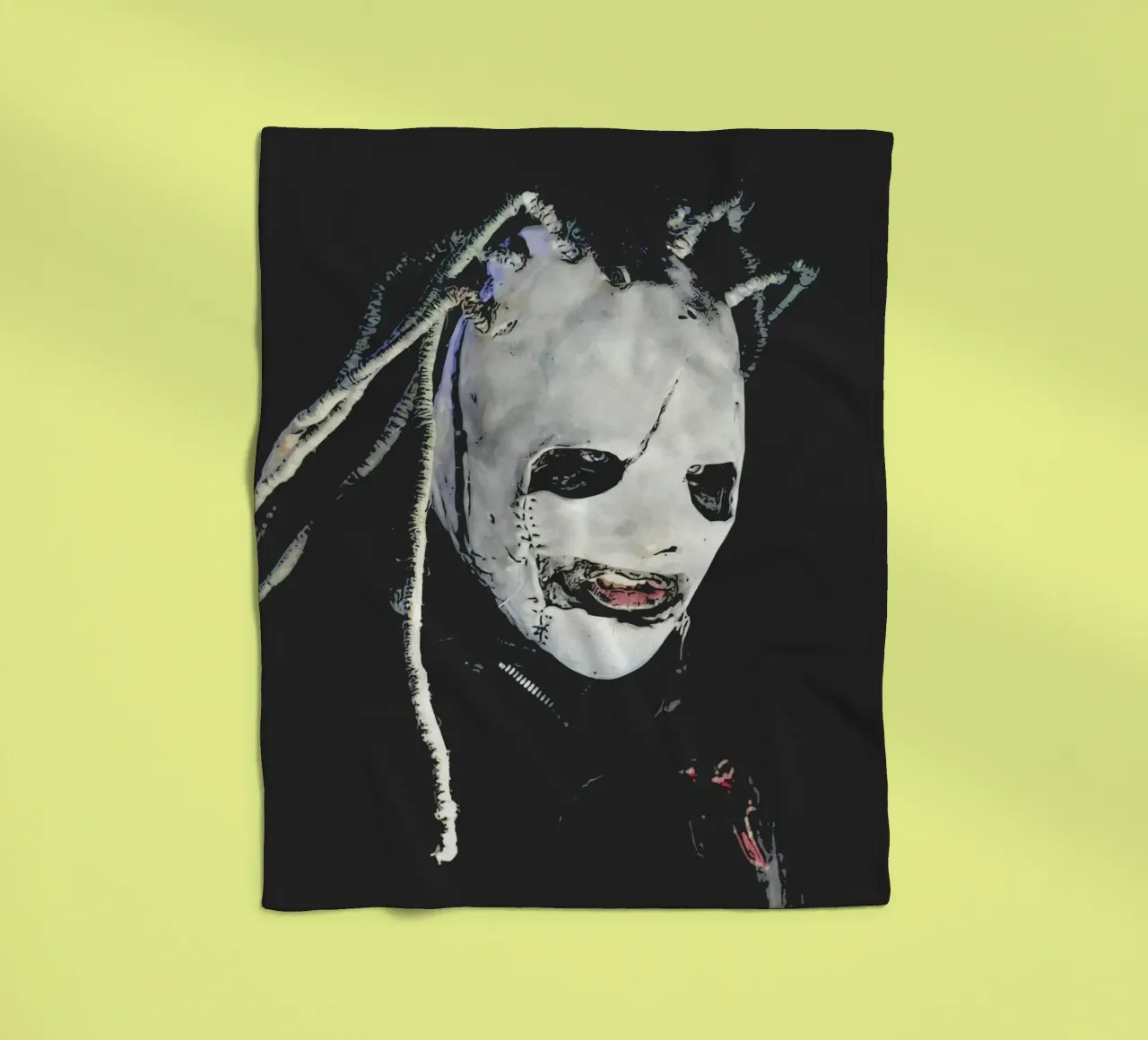 Maschera di Corey Taylor coperta in pile da Ad Nna Rock