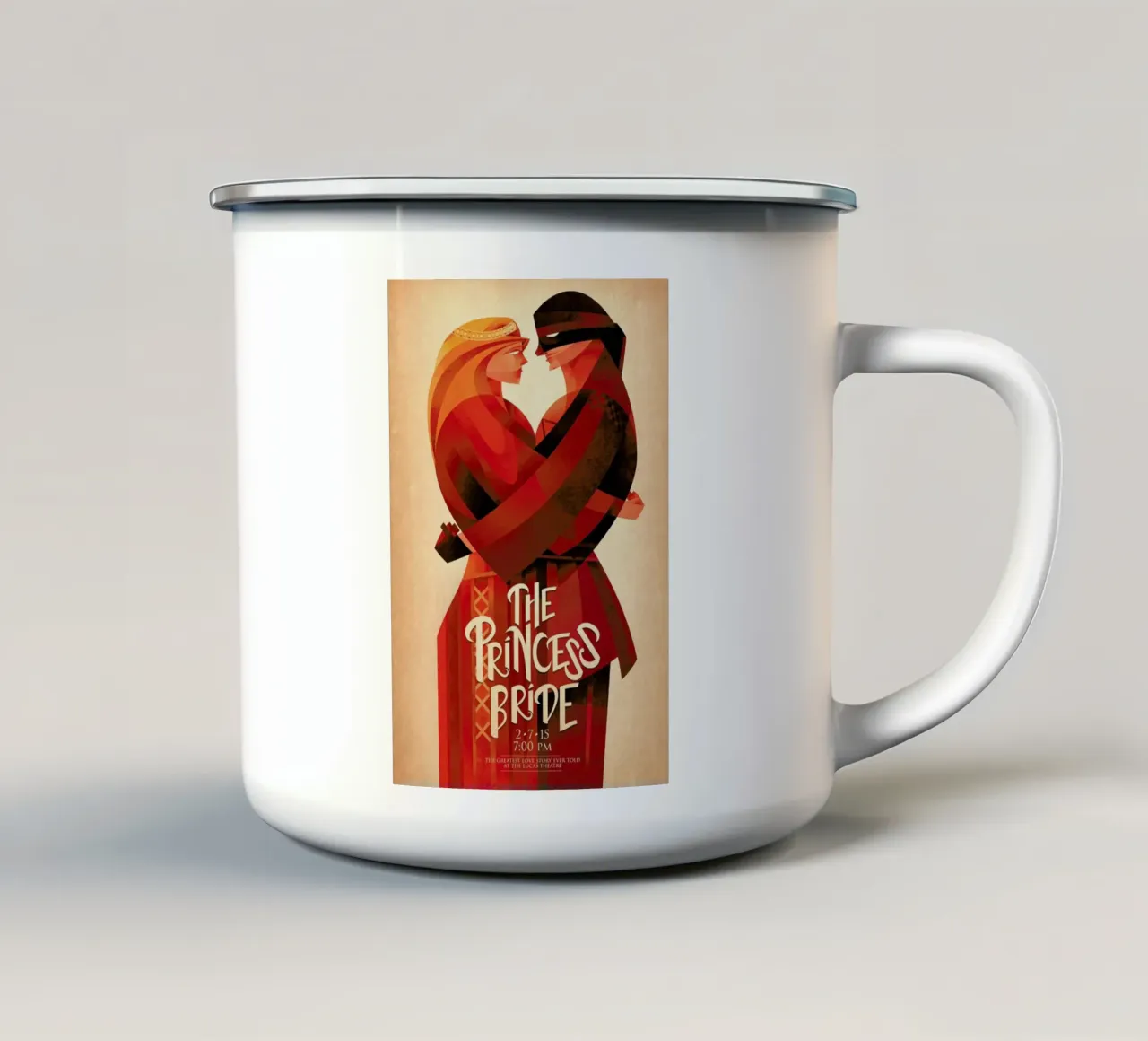 The Princess Bride tazza in smalto da Sean Loose