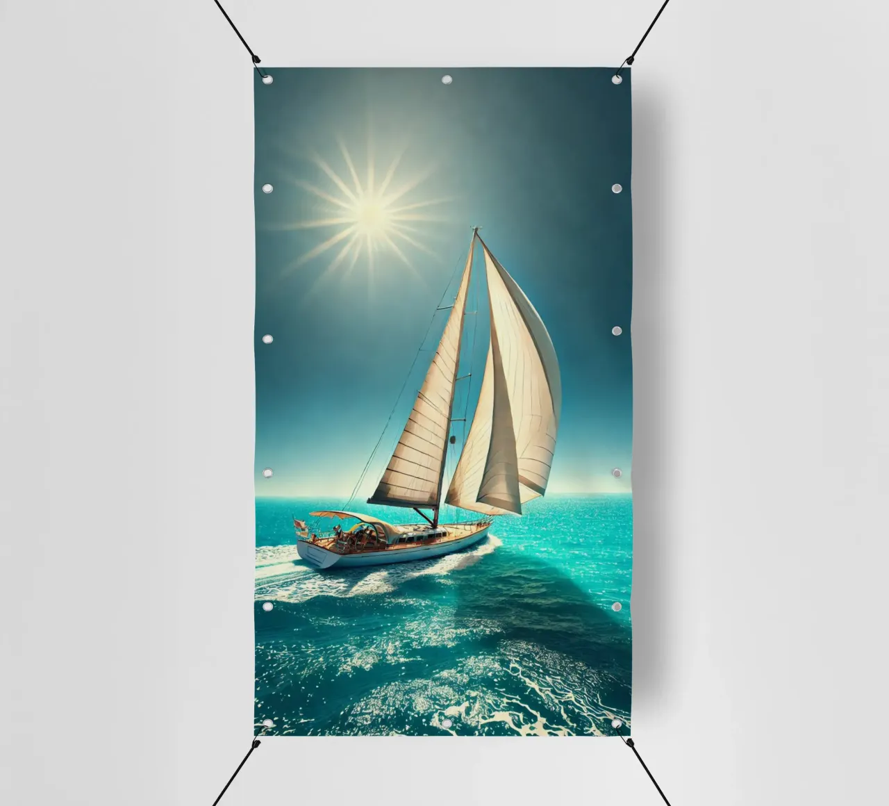 Voilier sous un Soleil Radieux telo in pvc da Épure design
