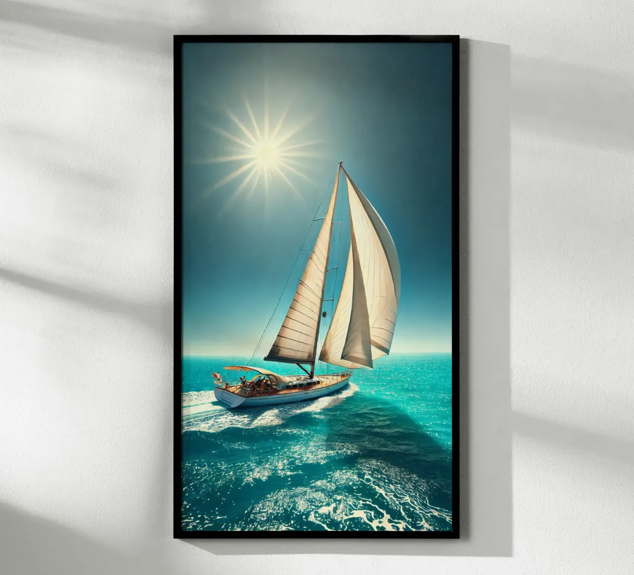 Voilier sous un Soleil Radieux carta hahnemühle da Épure design