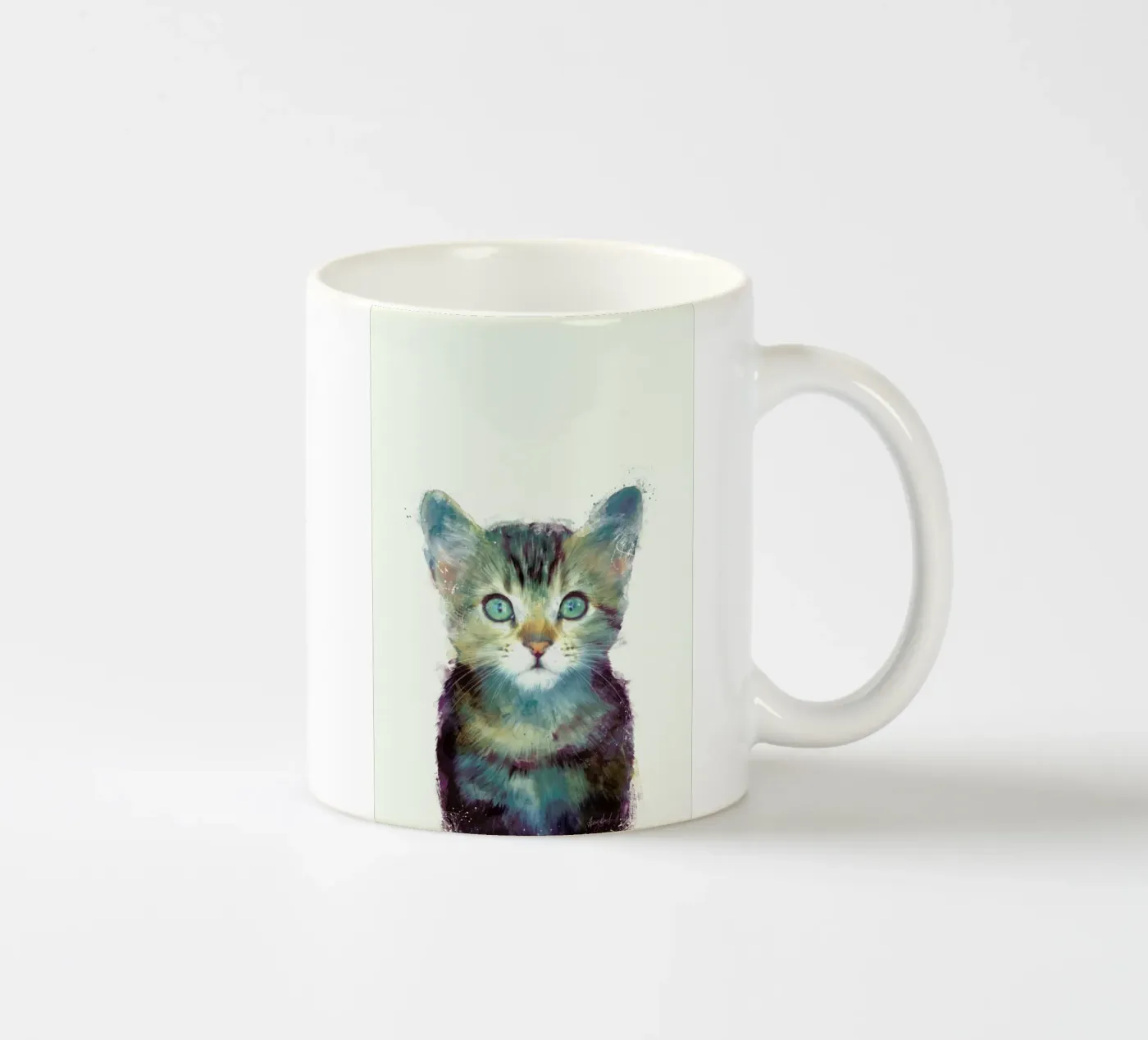 Aware ceramic mug by Amy Hamilton