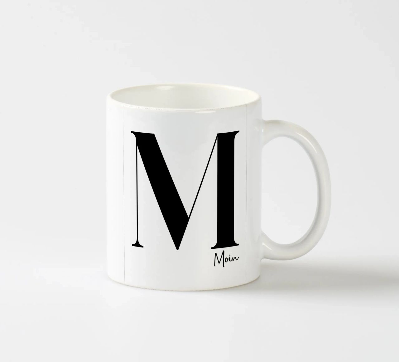 Moin - M tazza in ceramica da BAINAI QUOTES