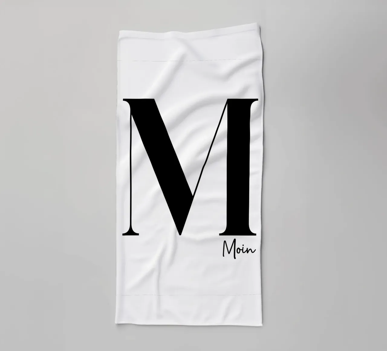 Moin - M asciugamano da bagno da BAINAI QUOTES