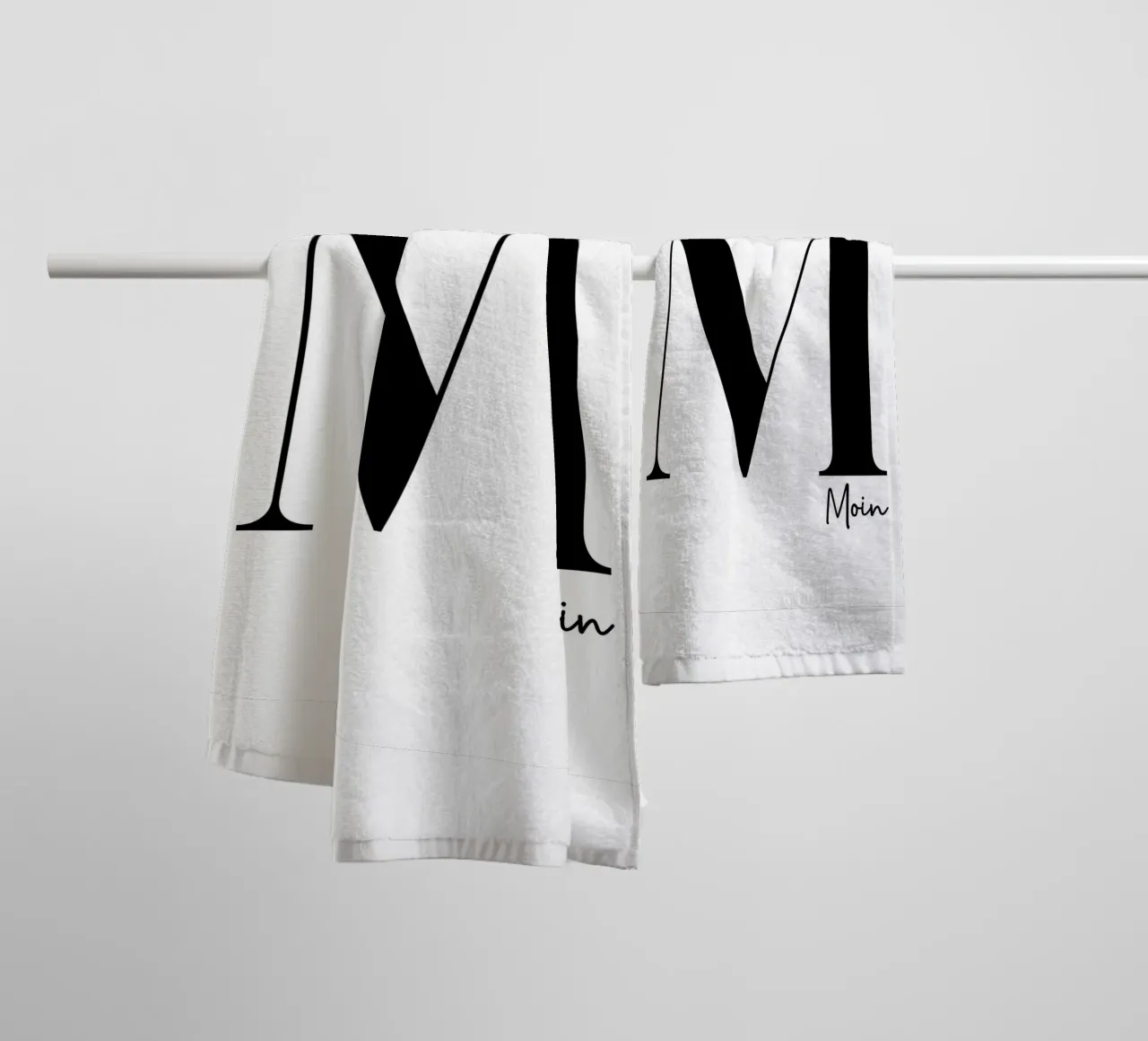 Moin - M asciugamano da bagno da BAINAI QUOTES