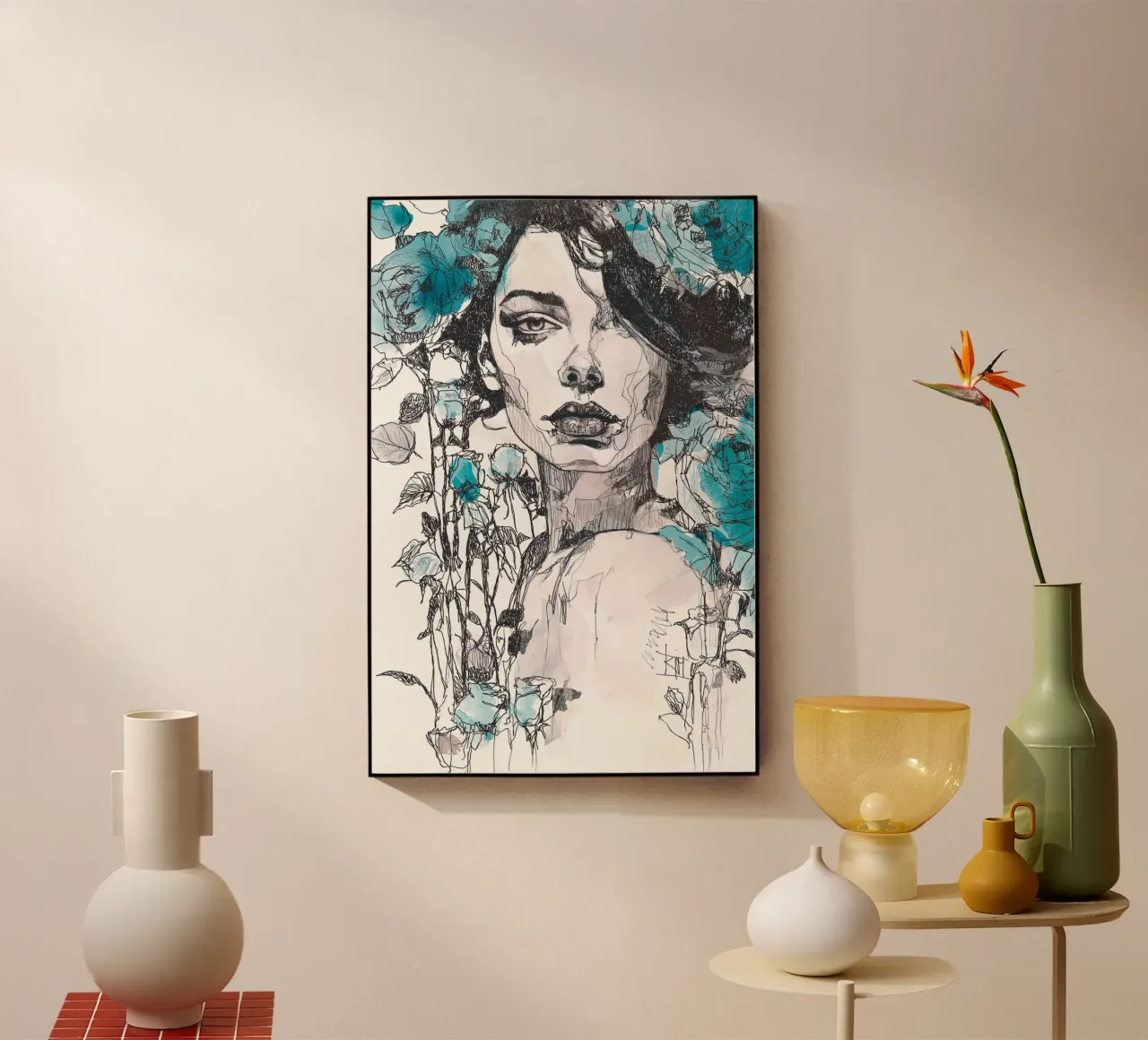 rosa verde plexiglass da Giulio Iurissevich