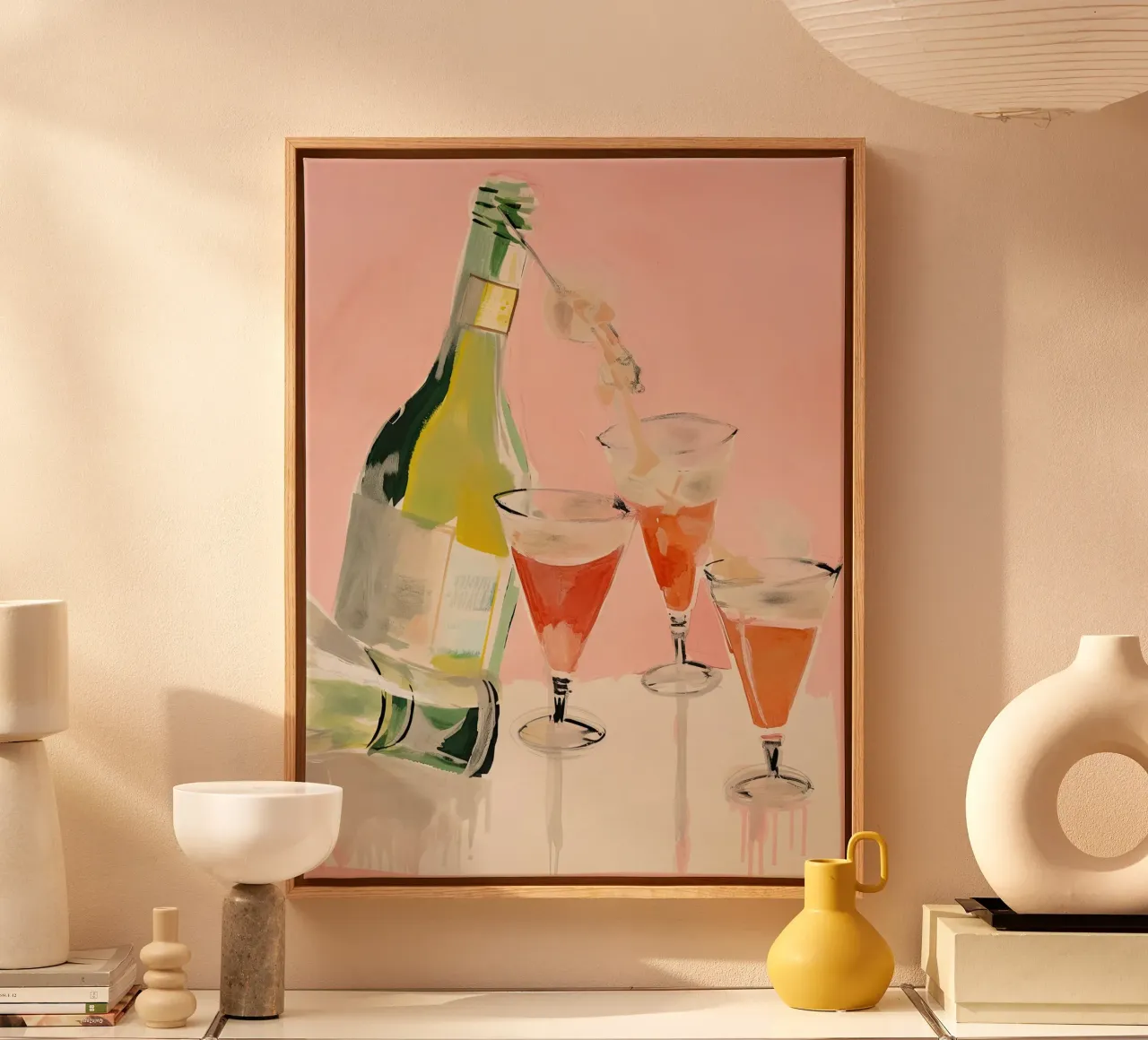 Viering Sparkle canvas met Baklijst van DaarbyN