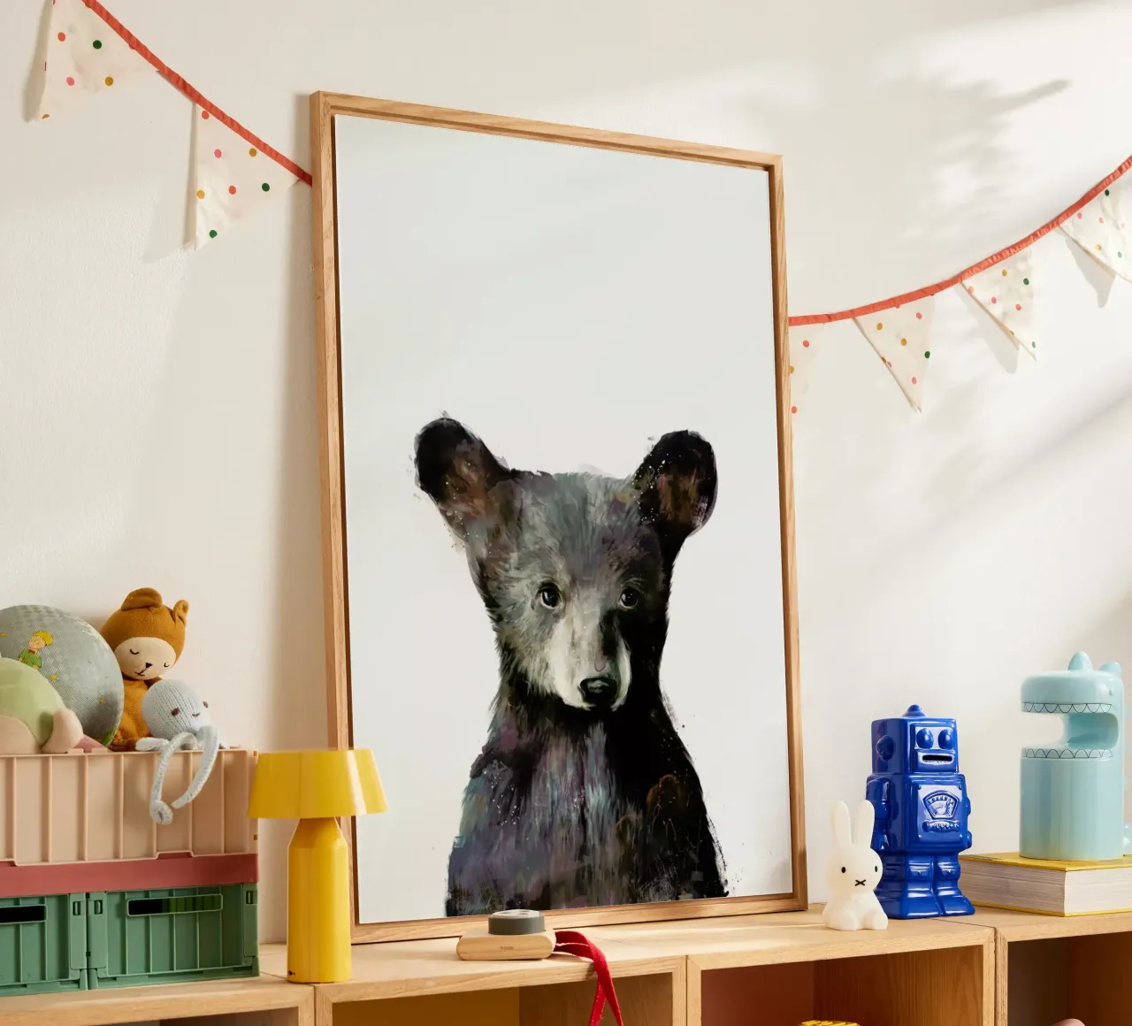 Little Bear acrylic glass by Amy Hamilton