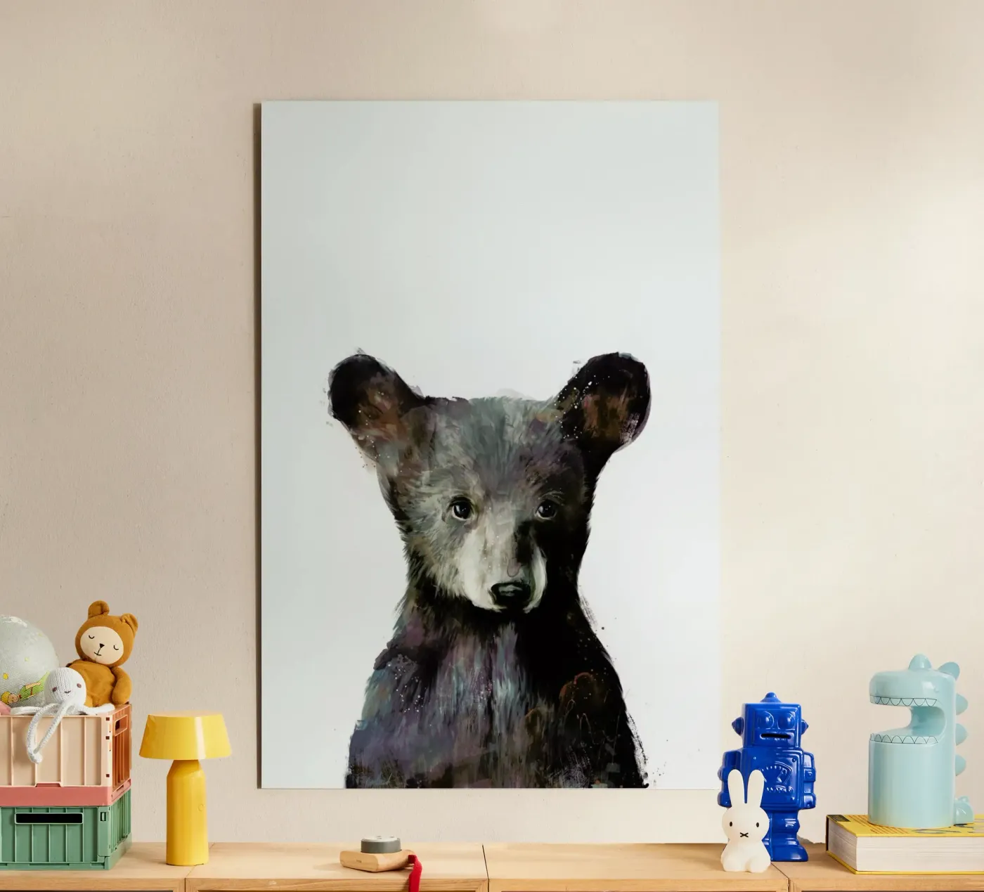 Little Bear alluminio dibond da Amy Hamilton