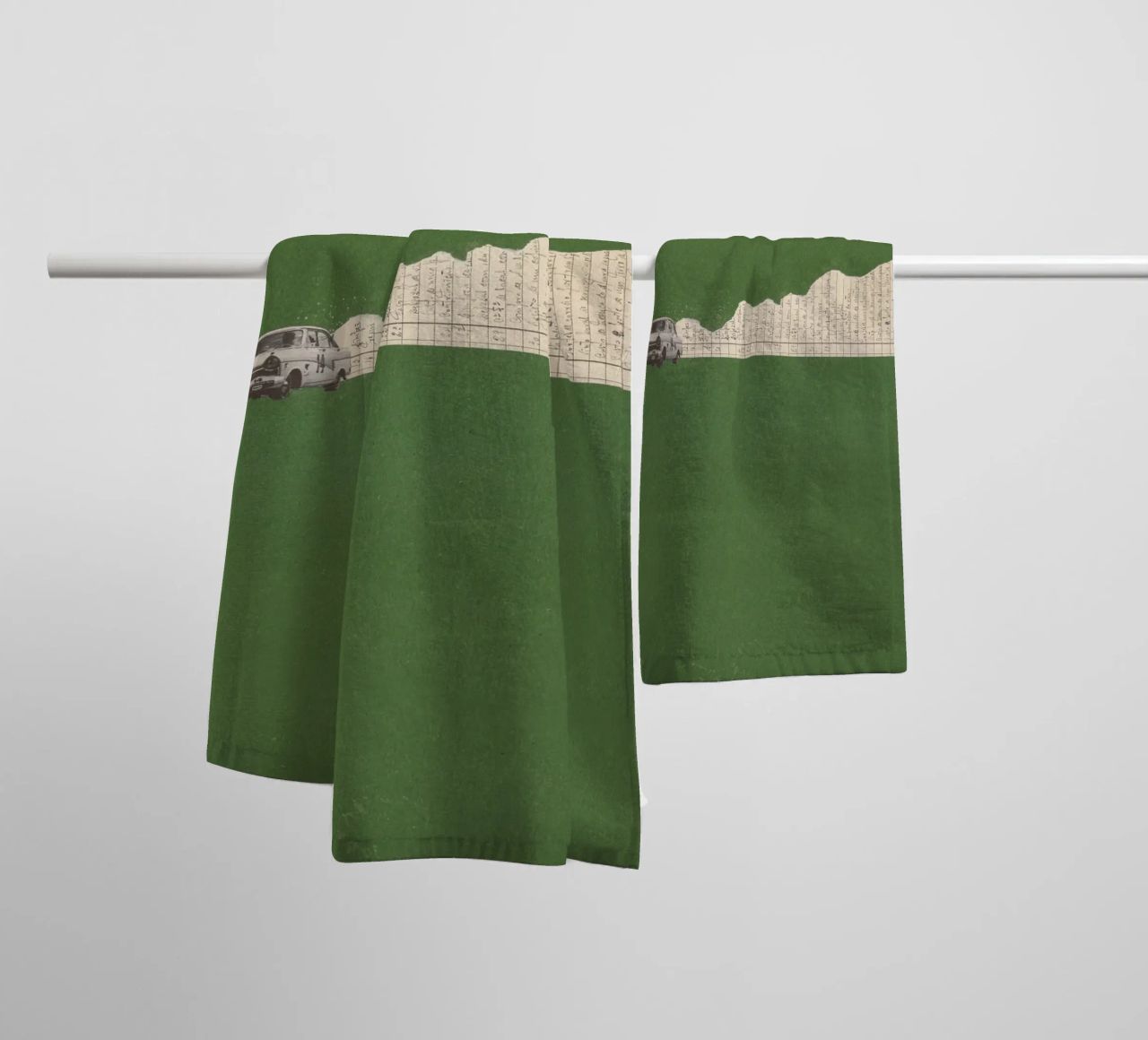 Torn Racing towel by Carlos Quitério