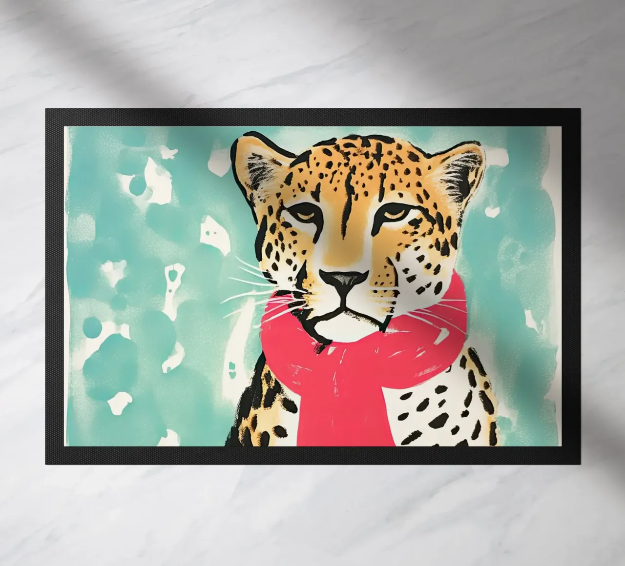 Wild Winter doormat by DaarbyN