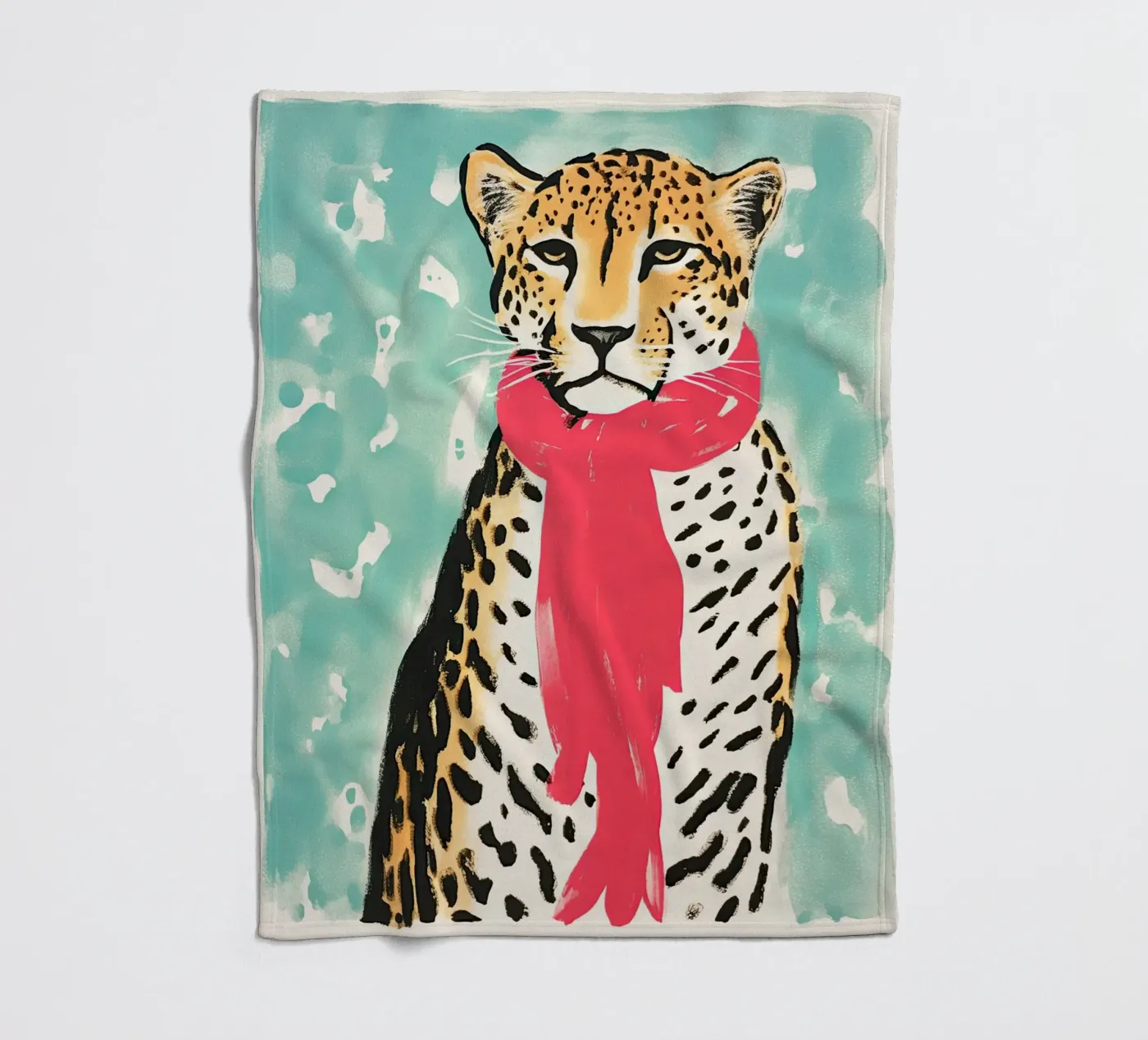 Wilde winter fleecedeken van DaarbyN