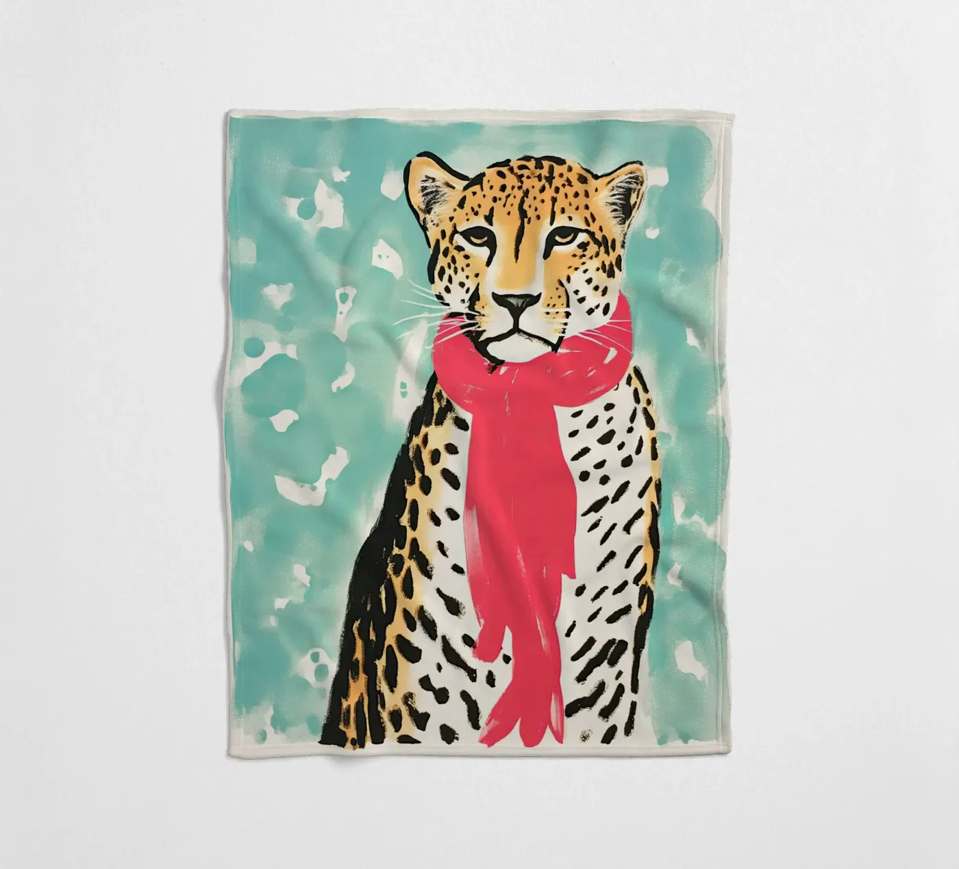 Wilde winter fleecedeken van DaarbyN