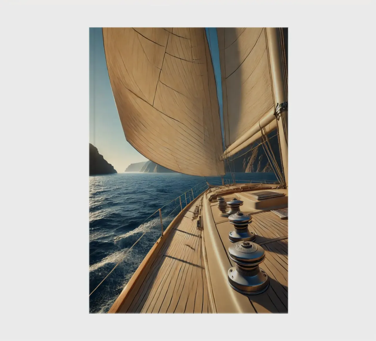 À bord d’un voilier : l’appel de la mer diario da Épure design