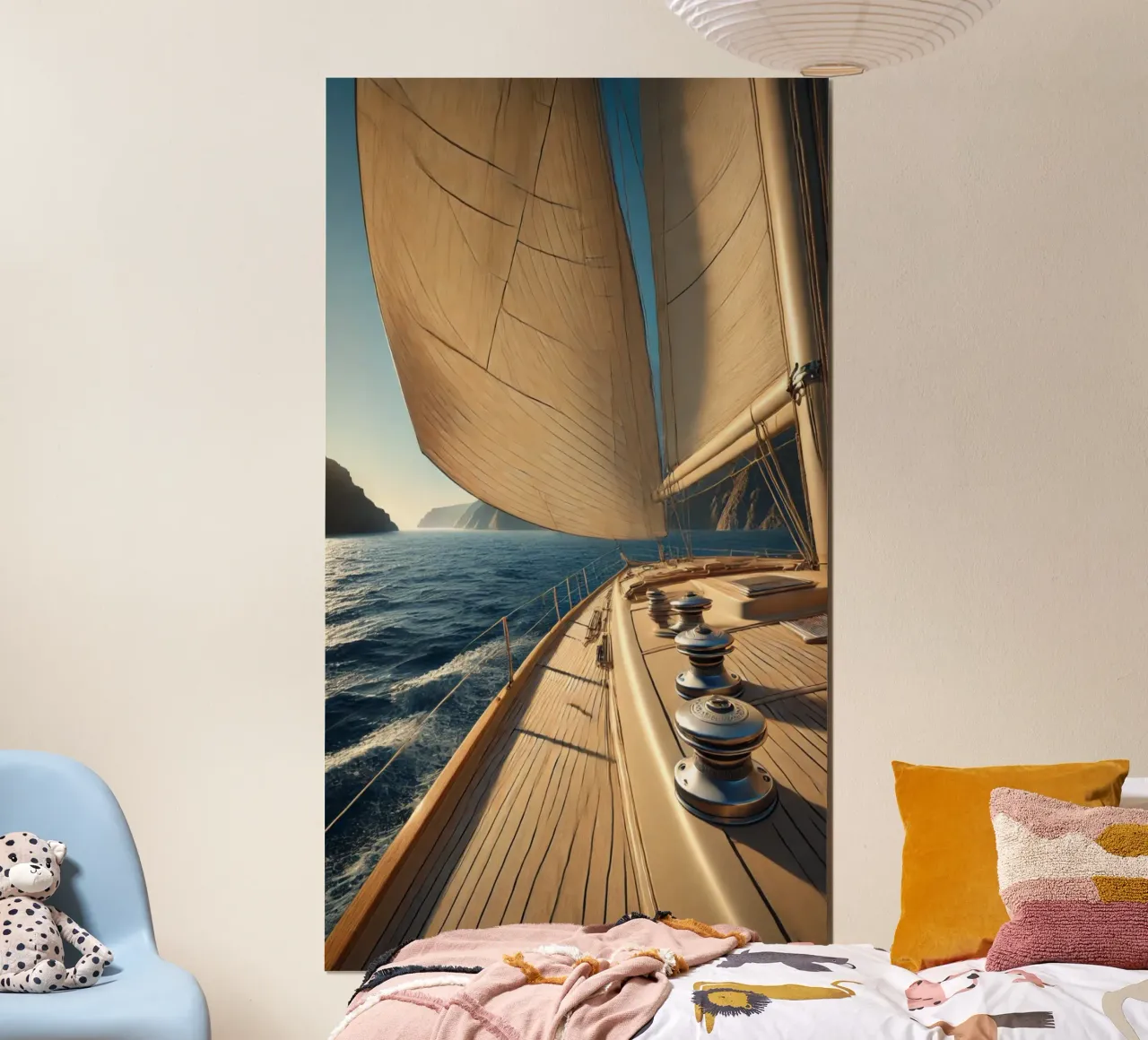À bord d’un voilier : l’appel de la mer carta hahnemühle da Épure design