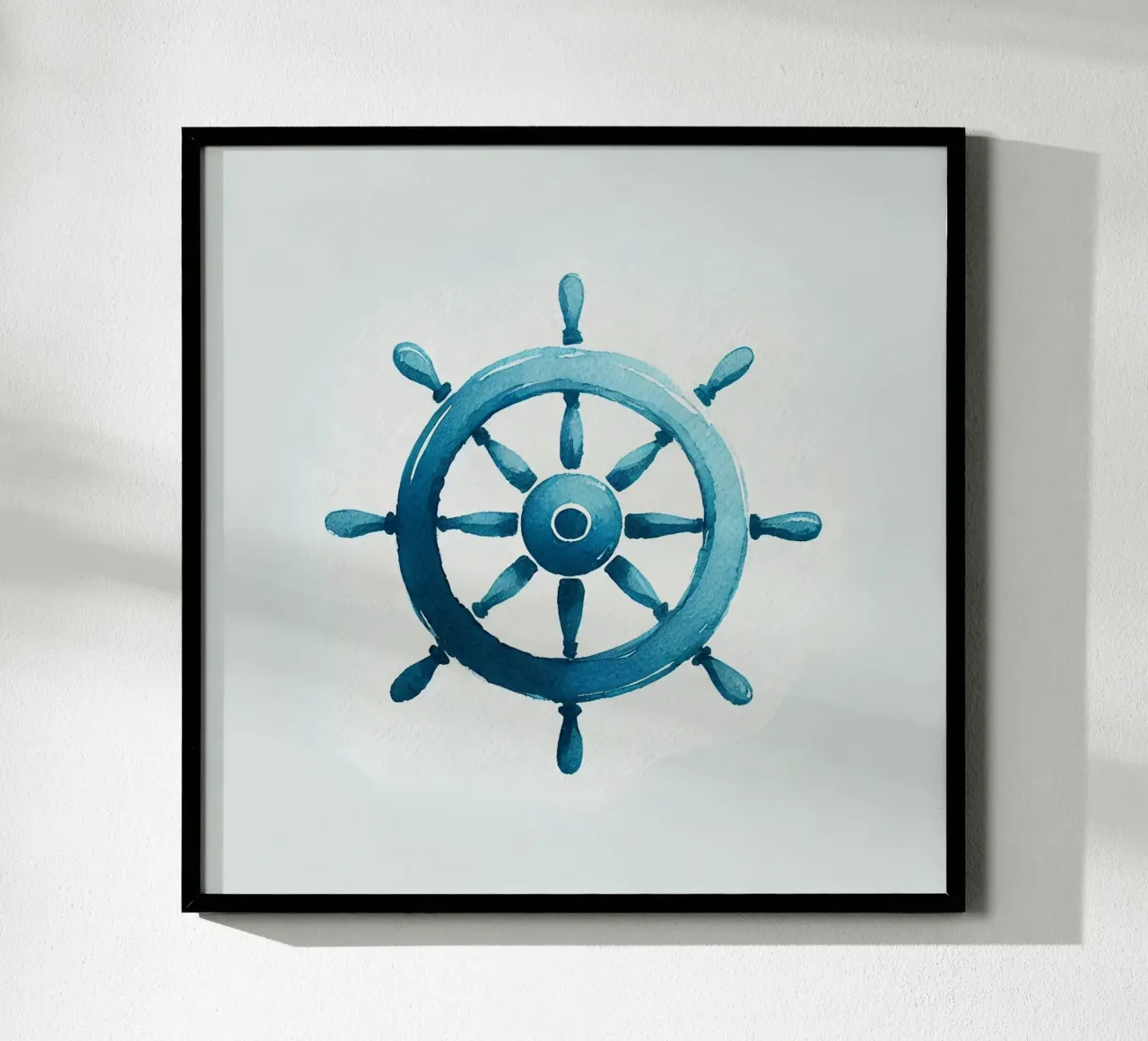 Volant de bateau : Équilibre et direction poster con telaio in plastica da Épure design