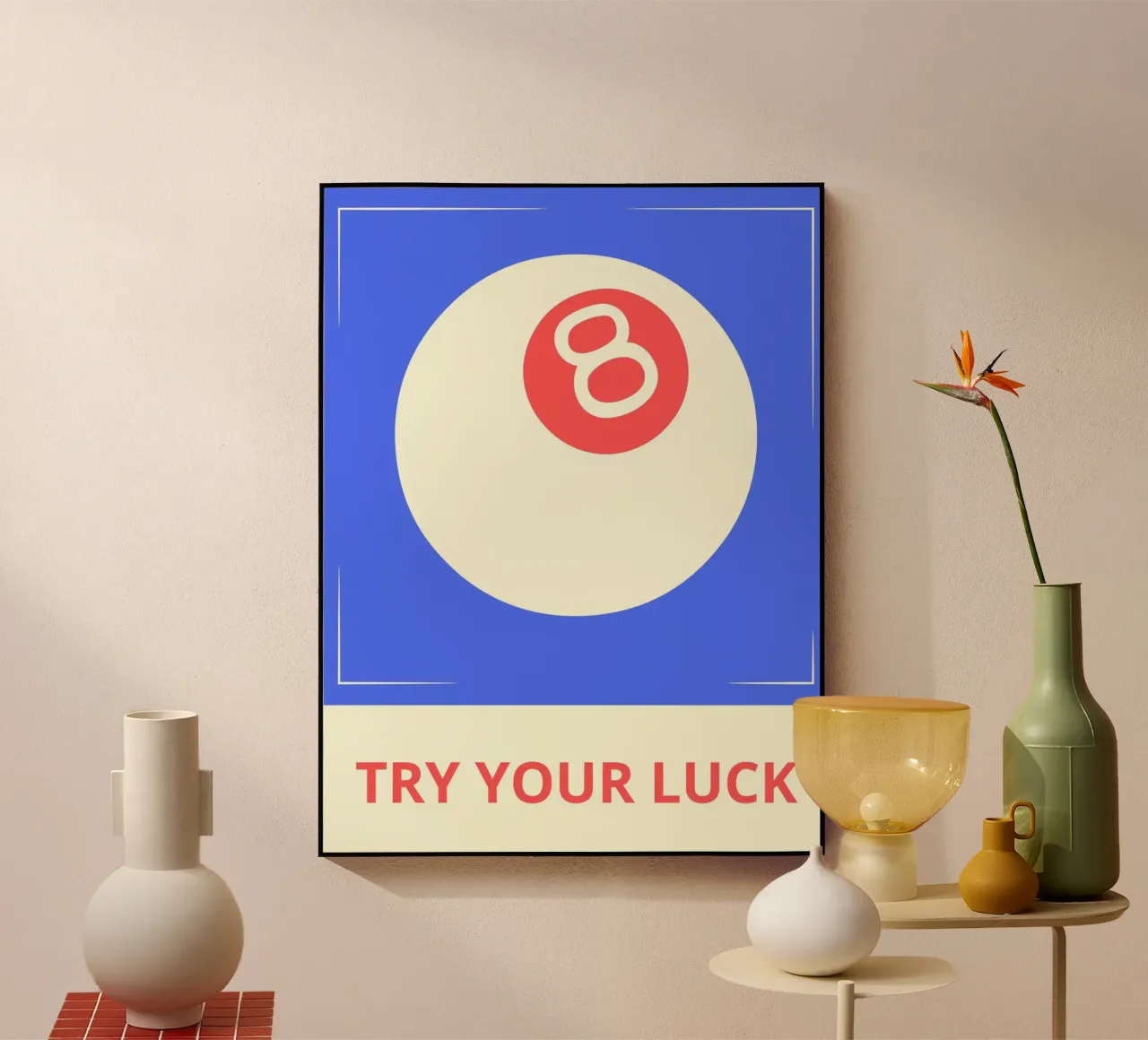 TRY YOUR LUCK plexiglass da ramosashop