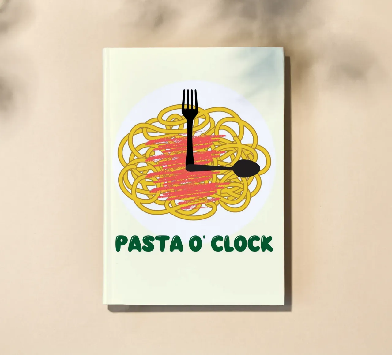 PASTA O' CLOCK carnet de notes de ramosashop