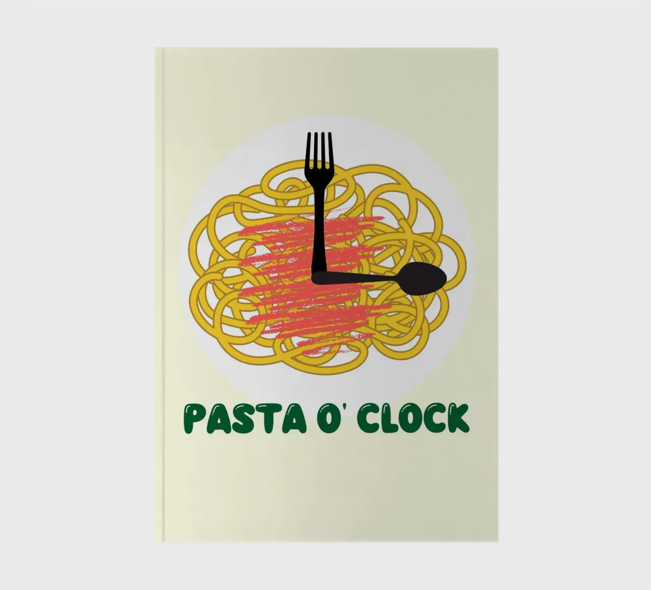 PASTA O' CLOCK carnet de notes de ramosashop