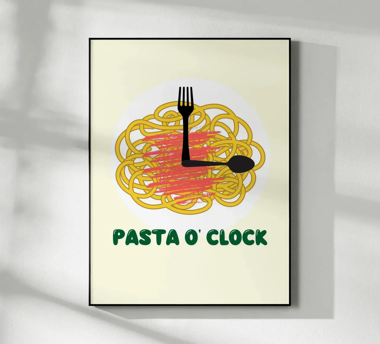 PASTA O' CLOCK plexiglass da ramosashop