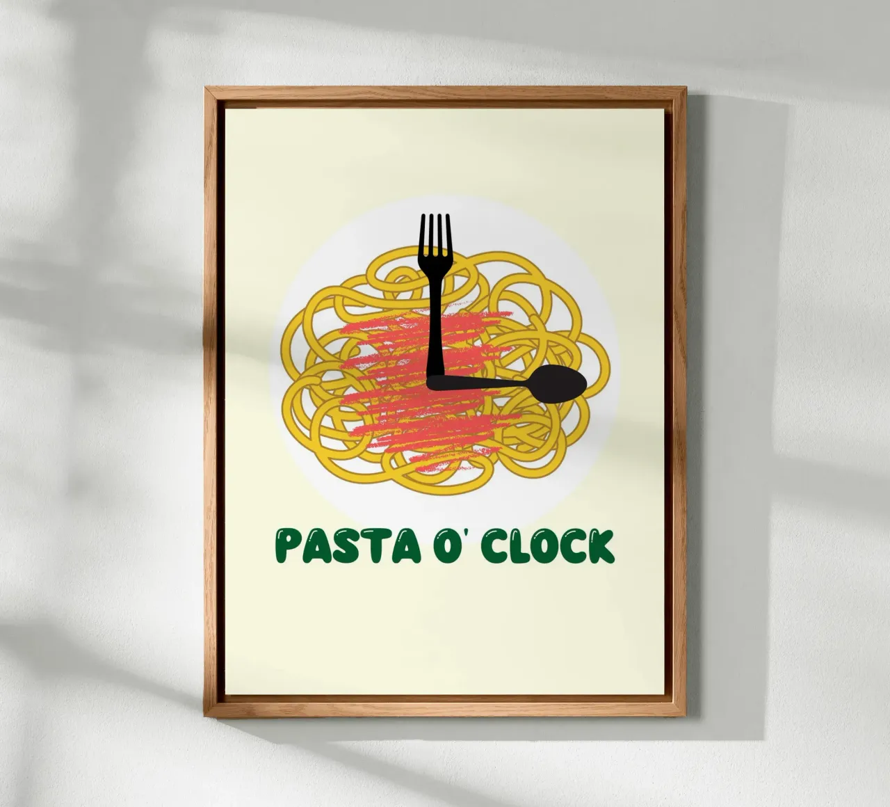 PASTA O' CLOCK alluminio dibond da ramosashop