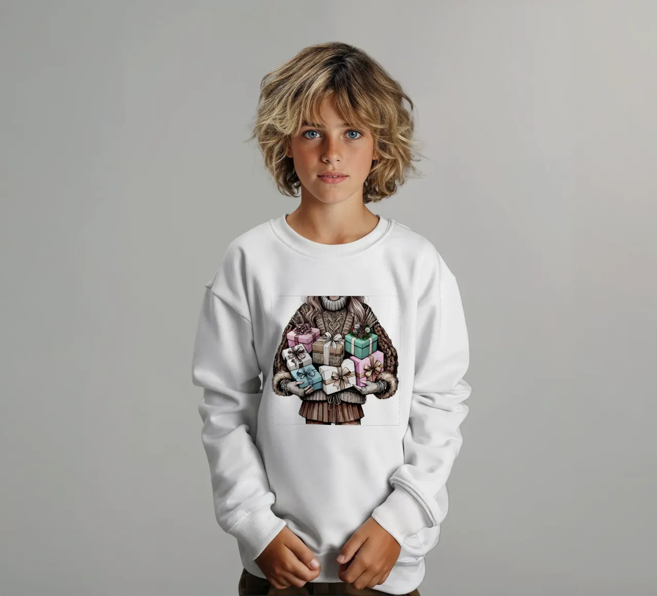 BUON NATALE felpa bambino da ARTOMATIC