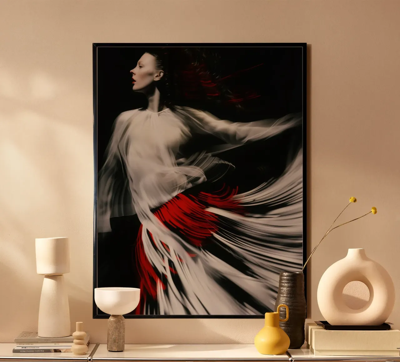 Dancer | Pure poetry of movement in long exposure style poster by Autofocus
