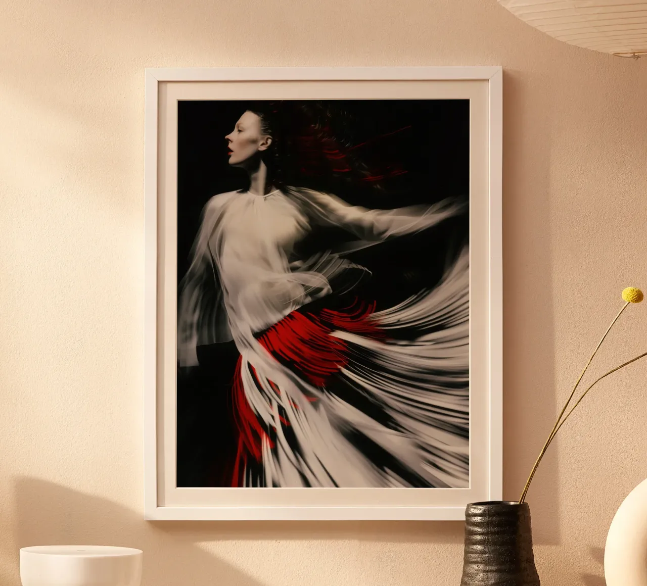 Dancer | Pure poetry of movement in long exposure style poster by Autofocus
