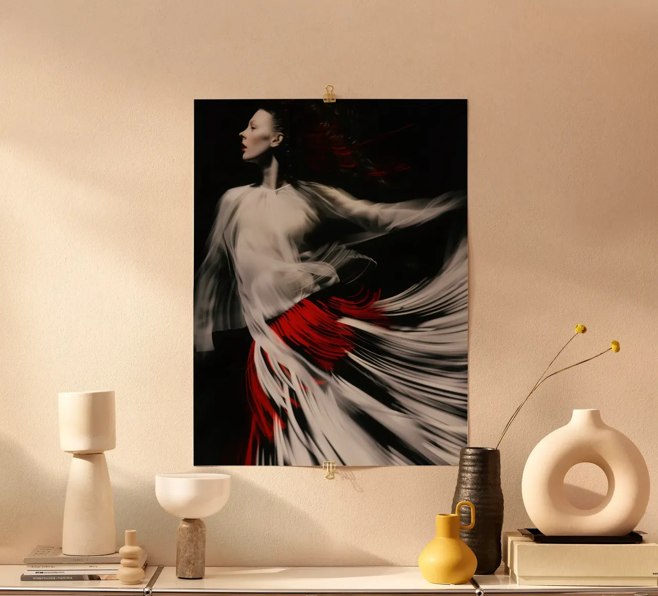 Dancer | Pure poetry of movement in long exposure style poster by Autofocus
