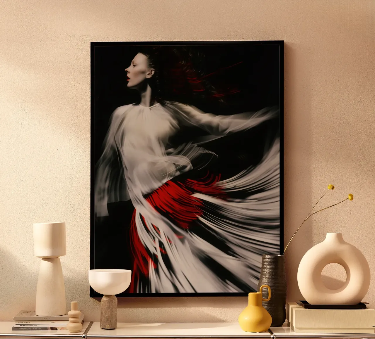 Dancer | Pure poetry of movement in long exposure style poster by Autofocus