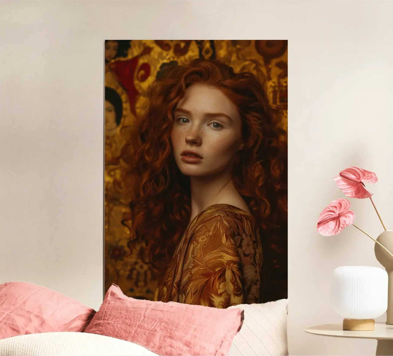 Donna contemporanea di Klimt | Splendore sensuale poster da Autofocus