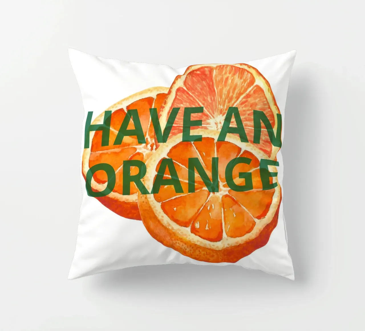 HAVE AN ORANGE cuscino da ramosashop