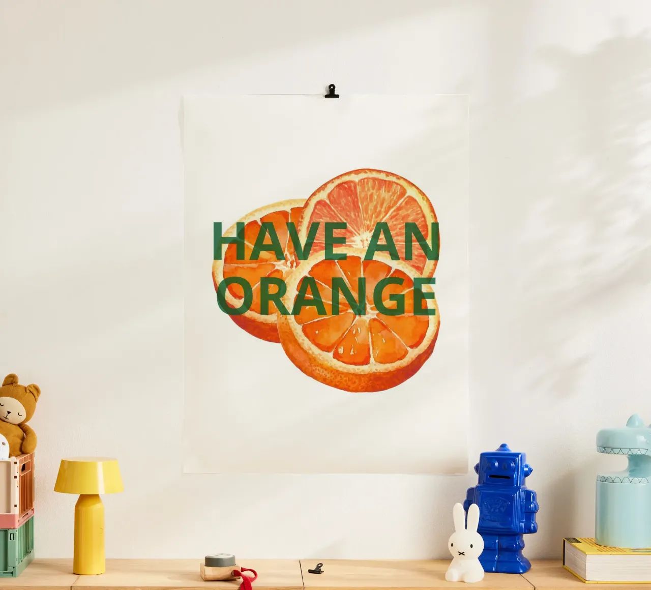 HAVE AN ORANGE carta hahnemühle da ramosashop