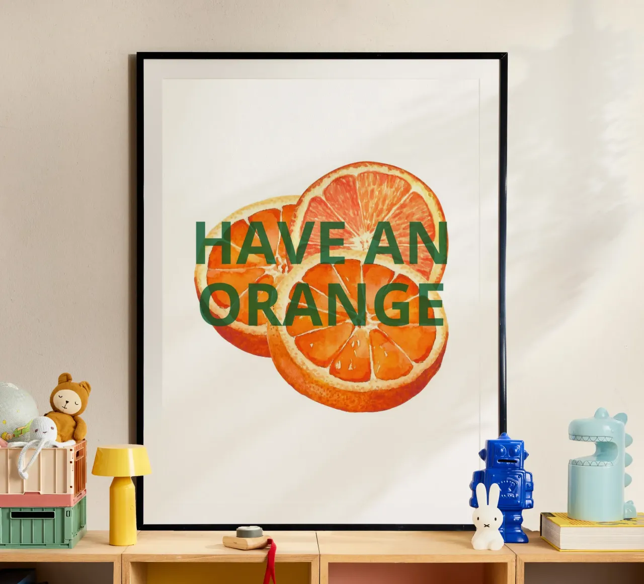 HAVE AN ORANGE carta hahnemühle da ramosashop