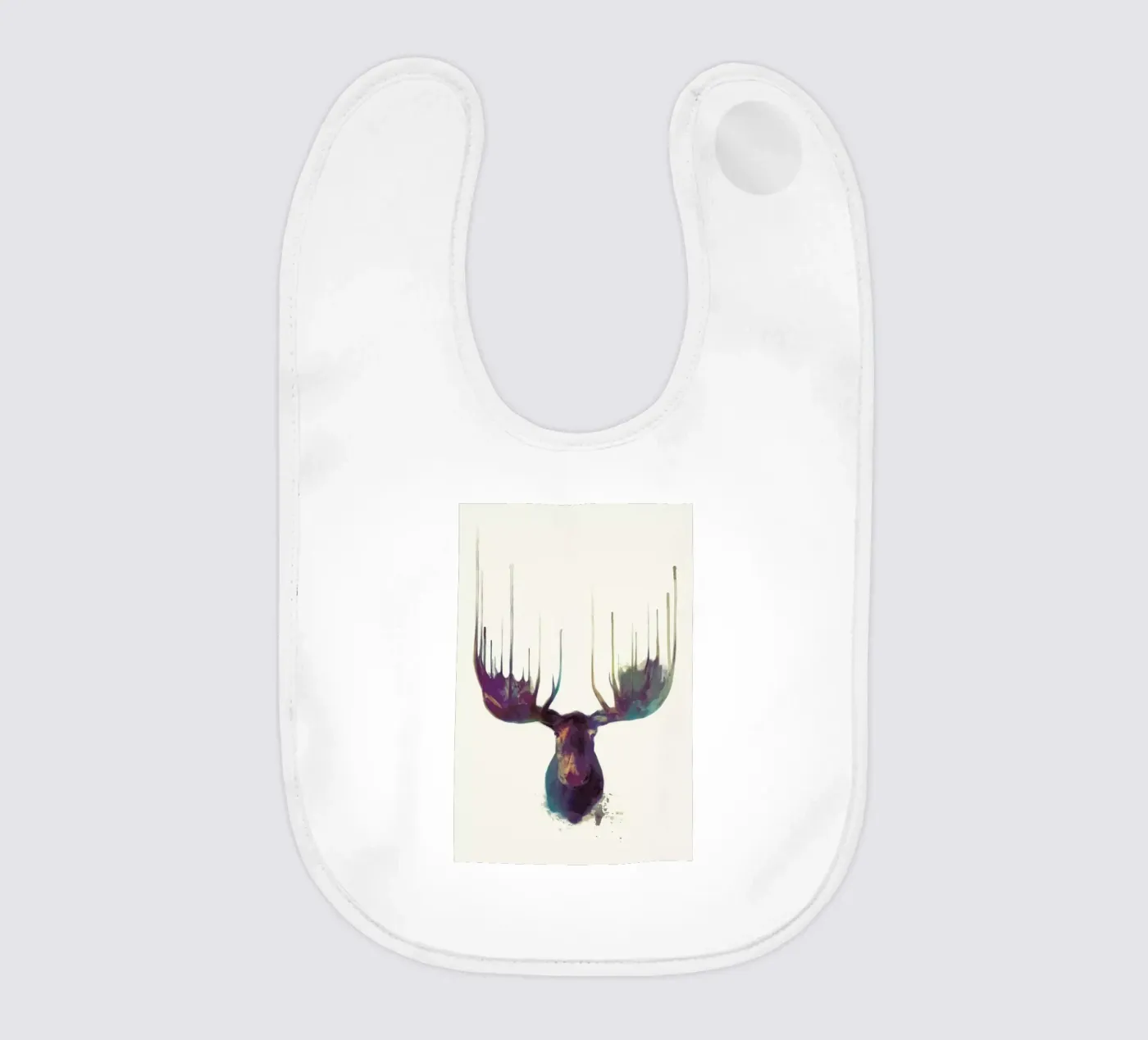 Moose Babylätzchen von Amy Hamilton