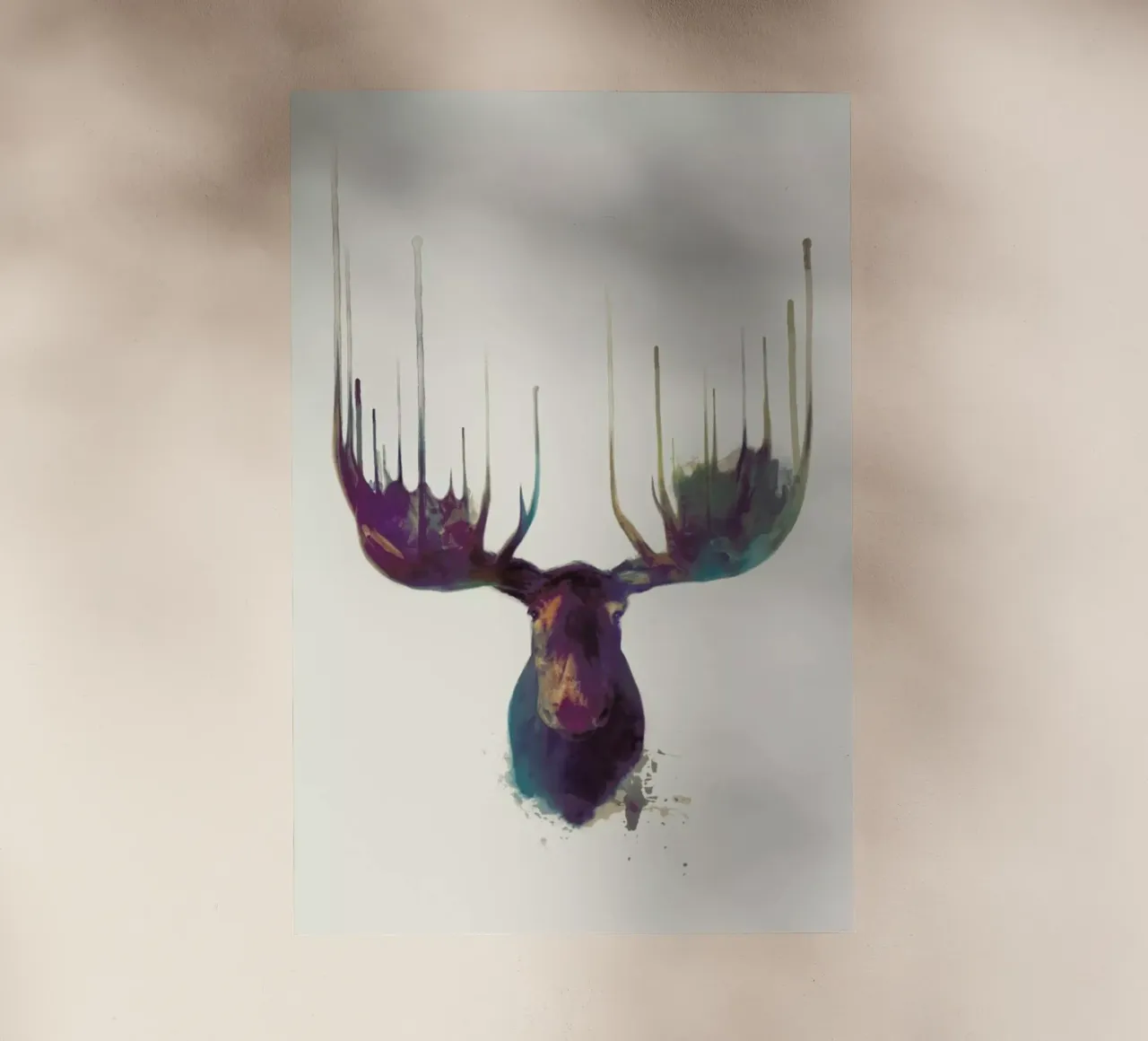 Moose pellicola backlit da Amy Hamilton