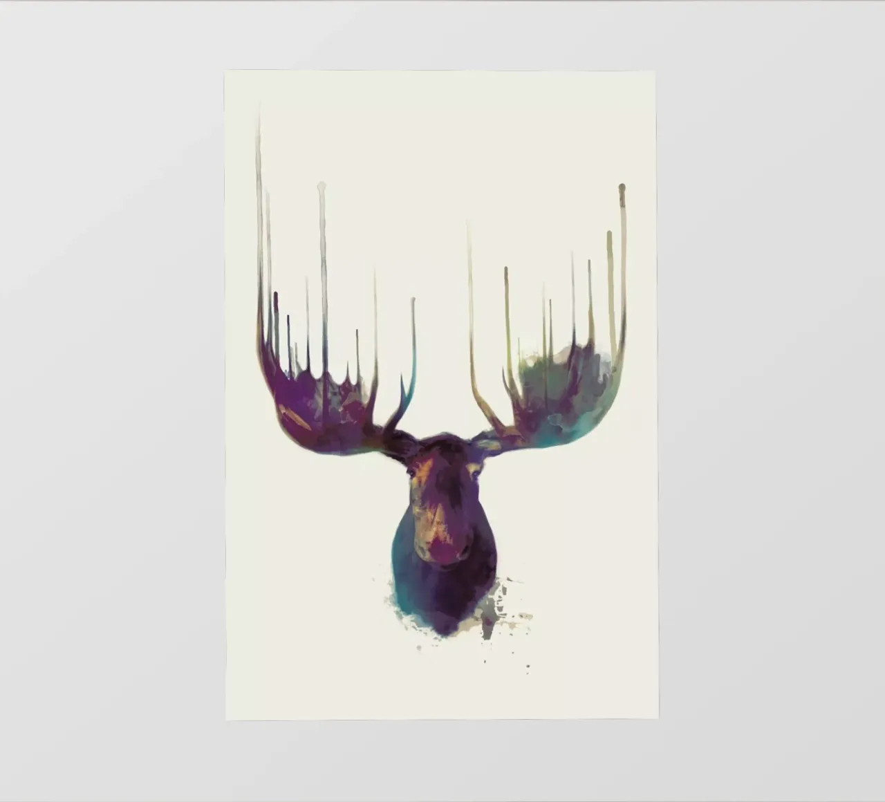 Moose pellicola backlit da Amy Hamilton