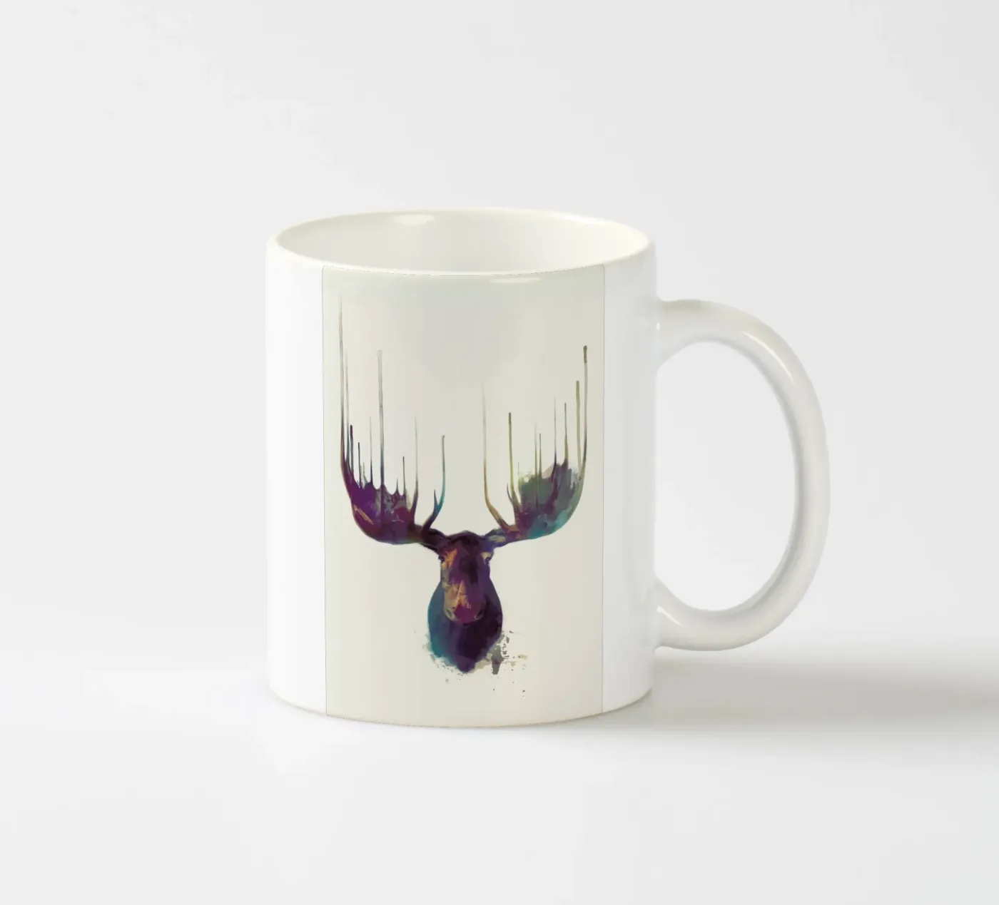 Moose ceramic mug by Amy Hamilton