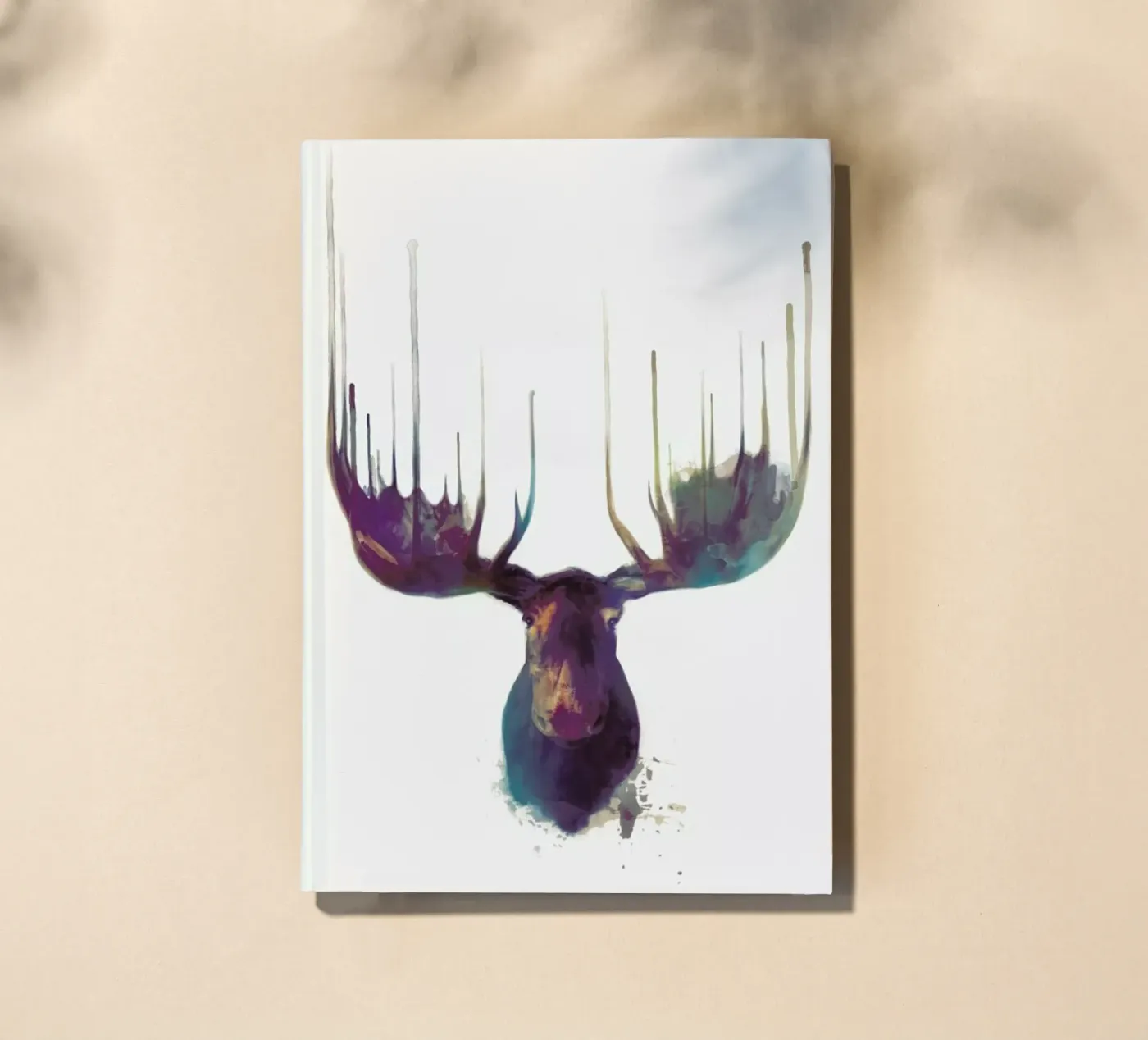 Moose notebook by Amy Hamilton