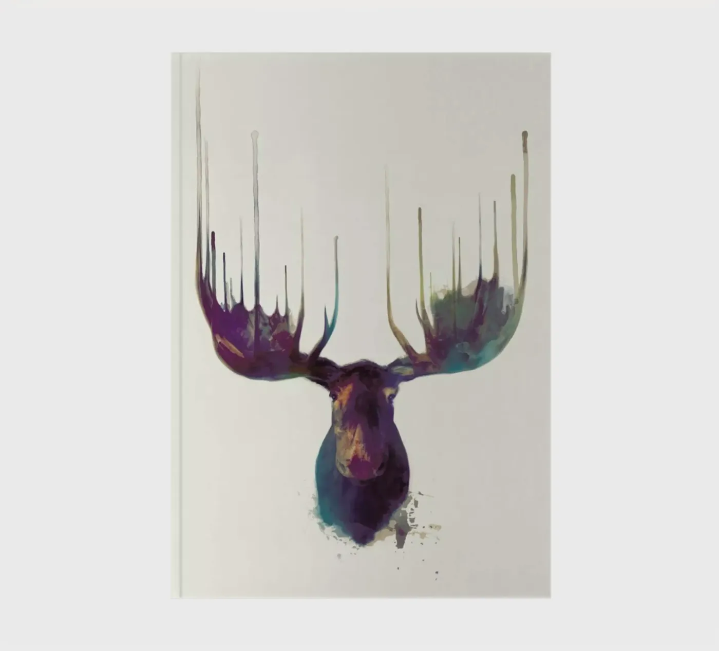Moose notebook by Amy Hamilton