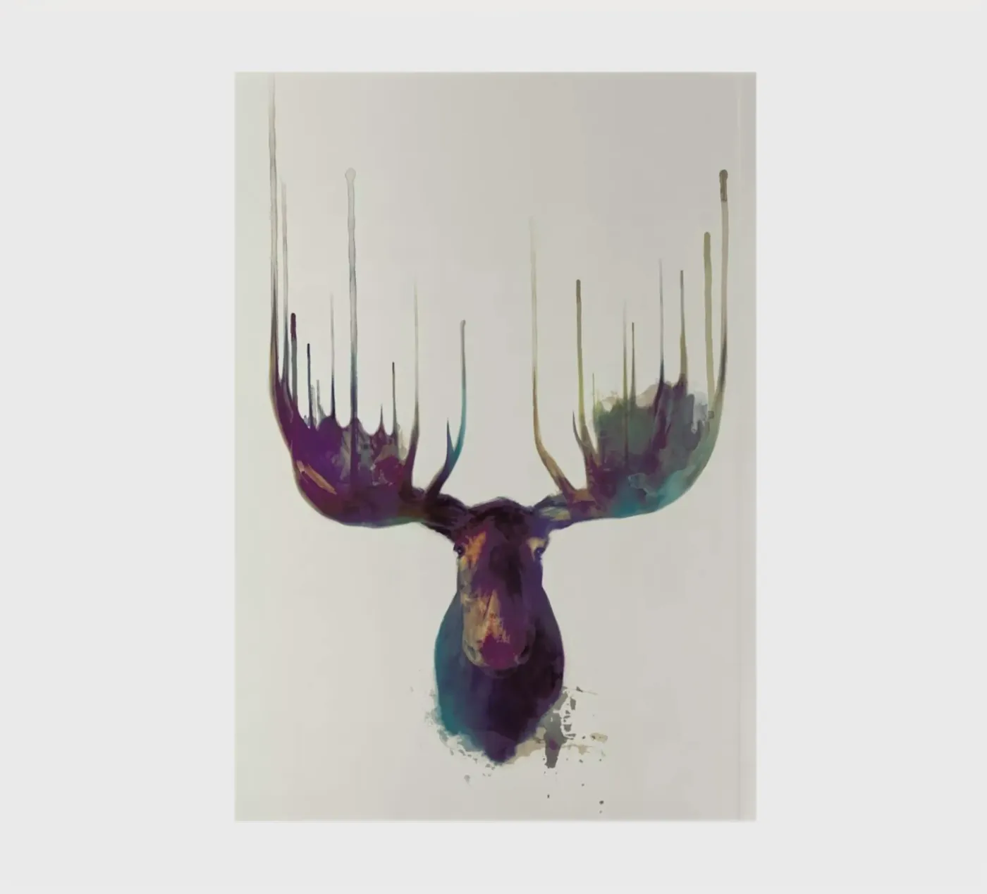 Moose notebook by Amy Hamilton