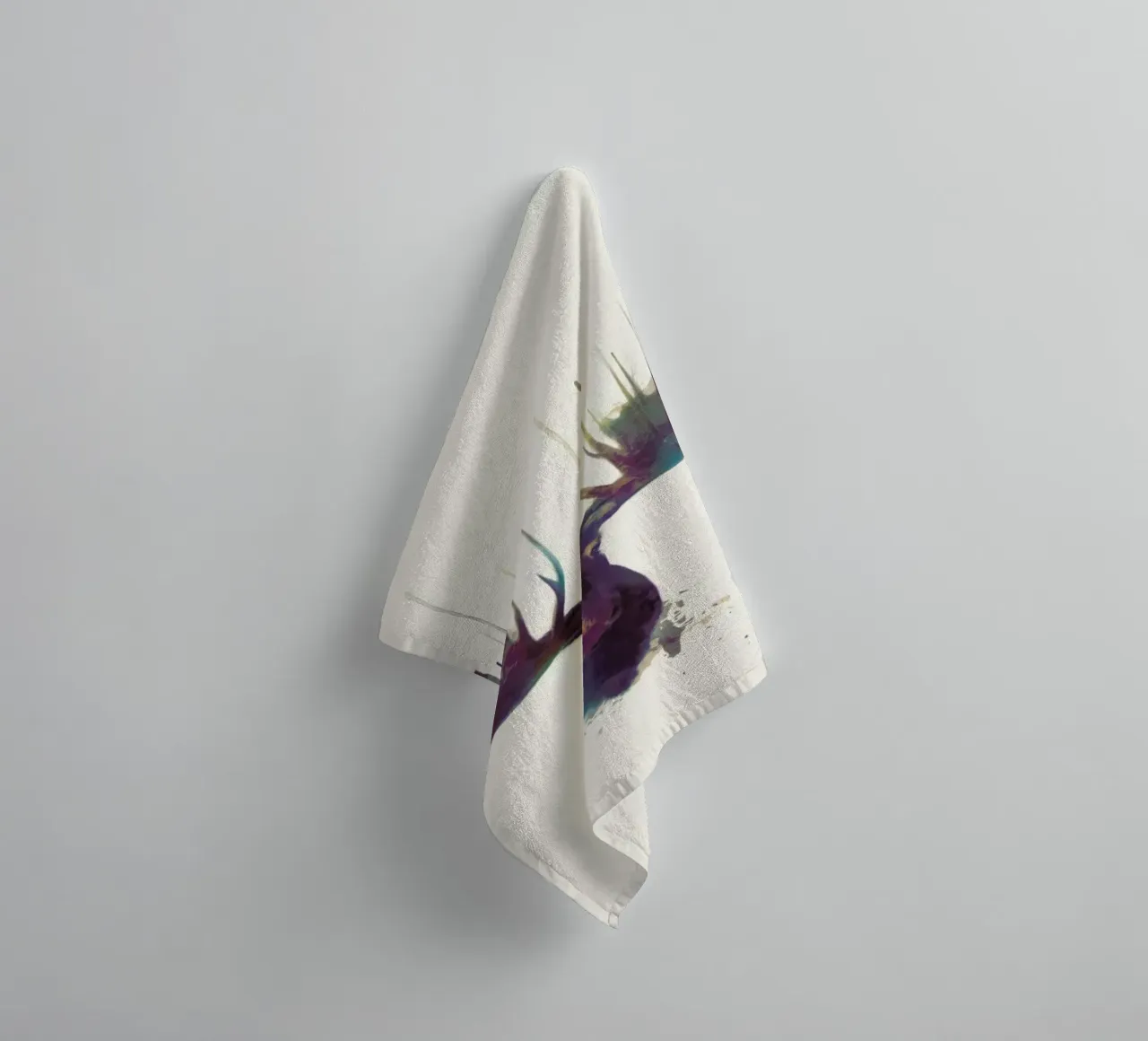 Moose badhanddoek van Amy Hamilton