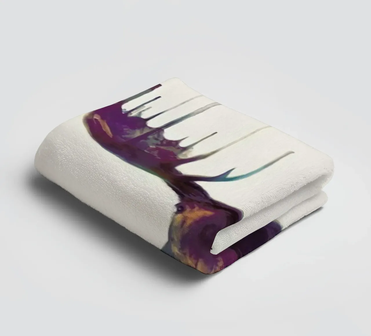 Moose badhanddoek van Amy Hamilton