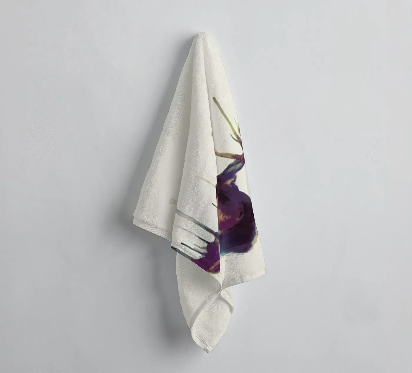 Moose towel by Amy Hamilton