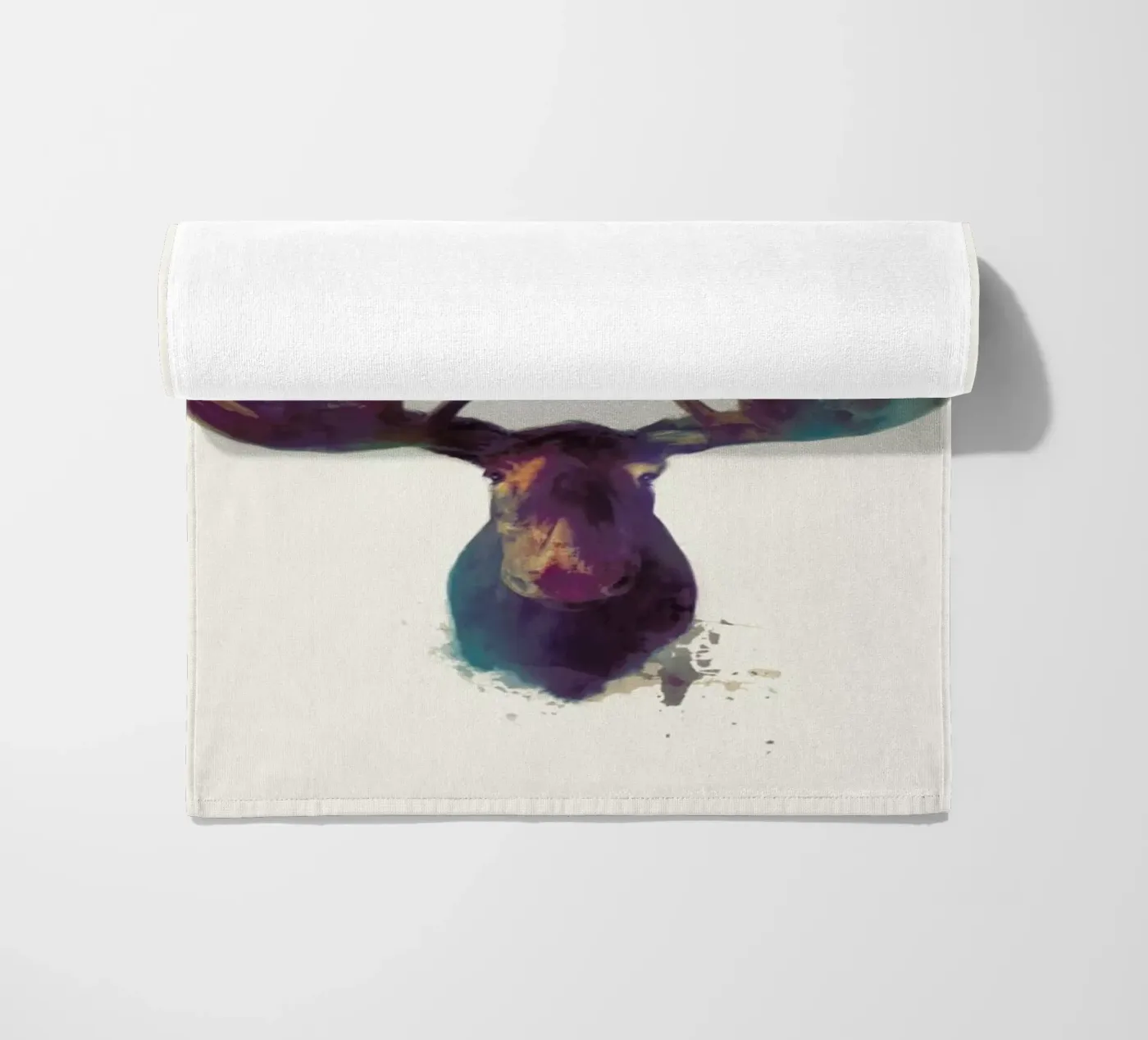 Moose strandhanddoek van Amy Hamilton