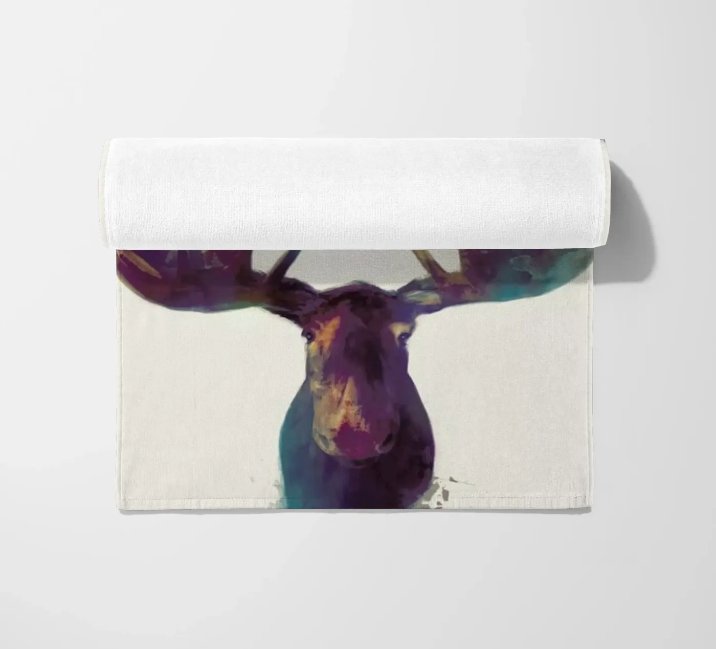 Moose strandhanddoek van Amy Hamilton