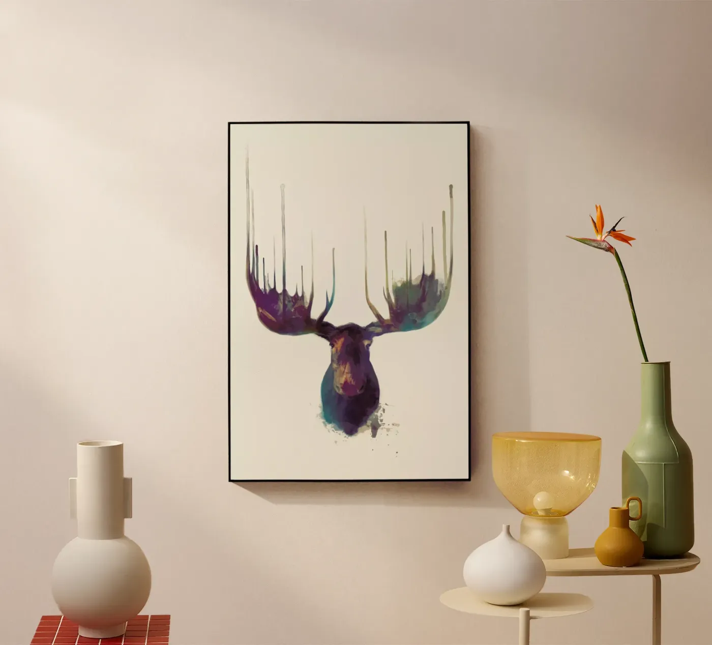 Moose Acryl-Glas von Amy Hamilton