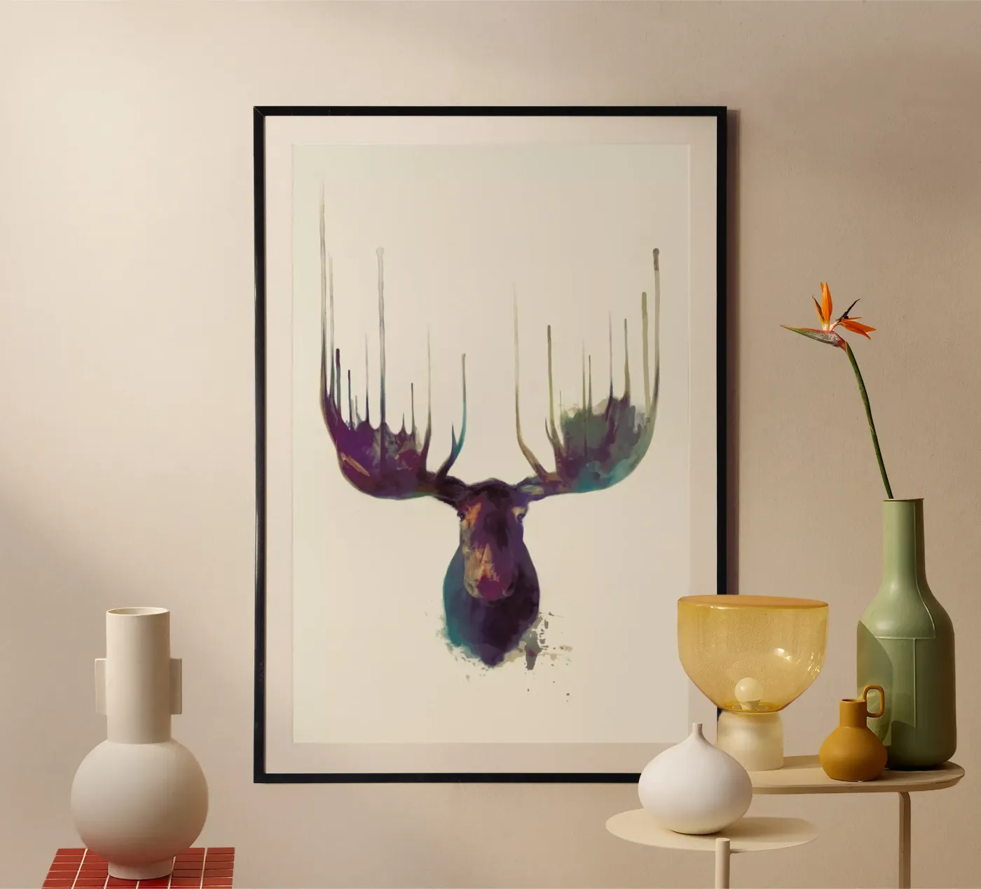 Moose poster de Amy Hamilton