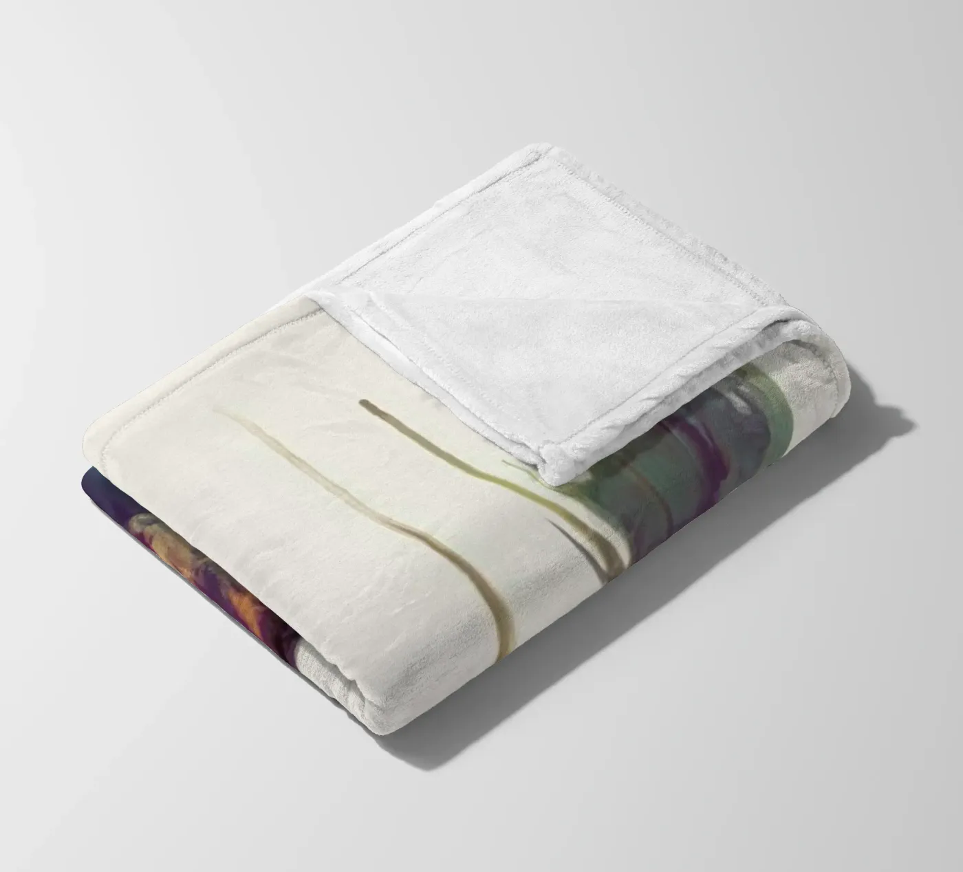 Moose fleece blanket by Amy Hamilton