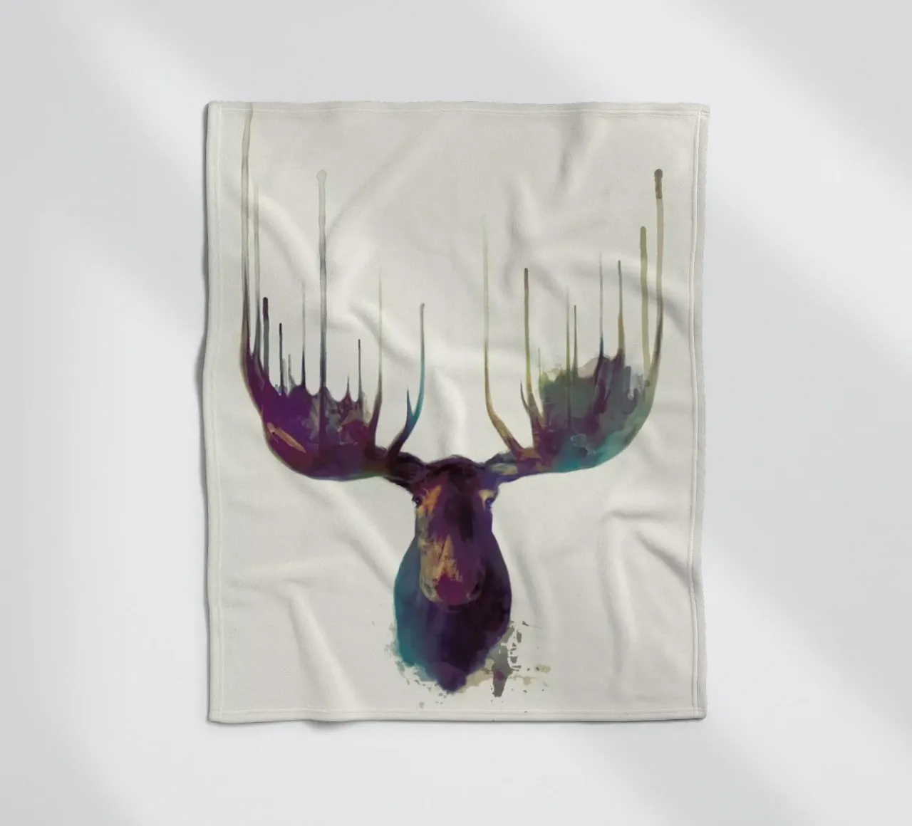 Moose Fleecedecke von Amy Hamilton